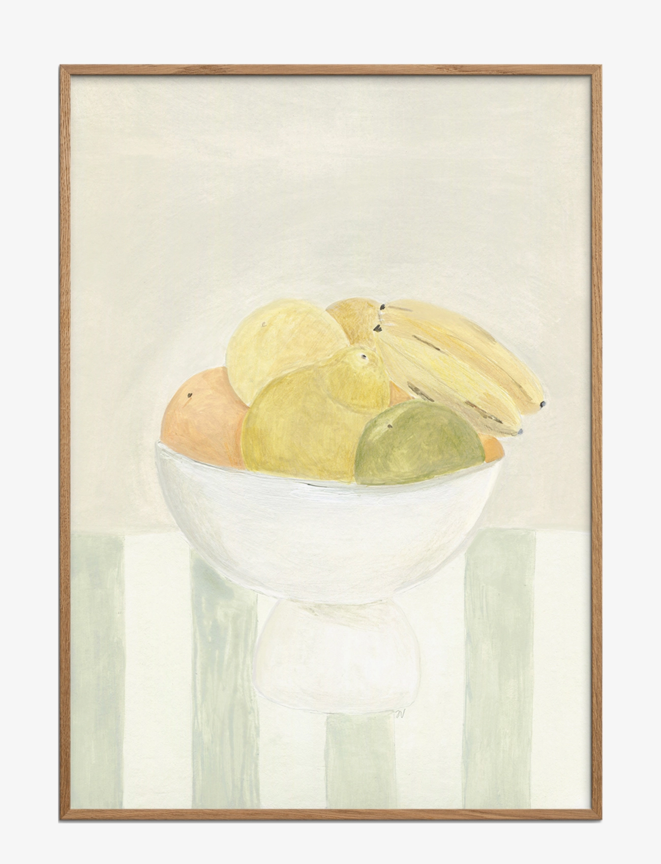 The Poster Club Tpc X Isabelle Vandeplassche Still Life With Fruit, Food, Multi/mønstret, Str: 50X70CM