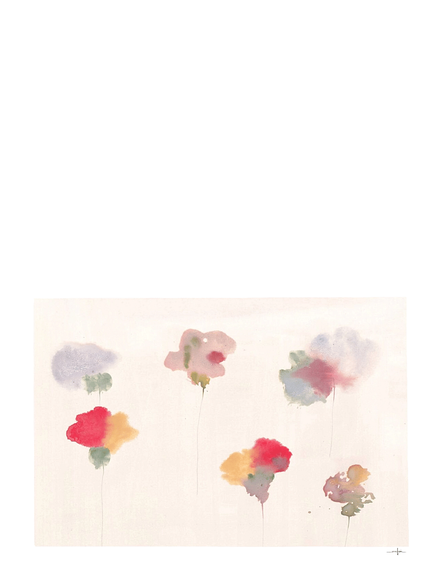 The Poster Club - Sketch of Flowers - botanik - multi-coloured - 1