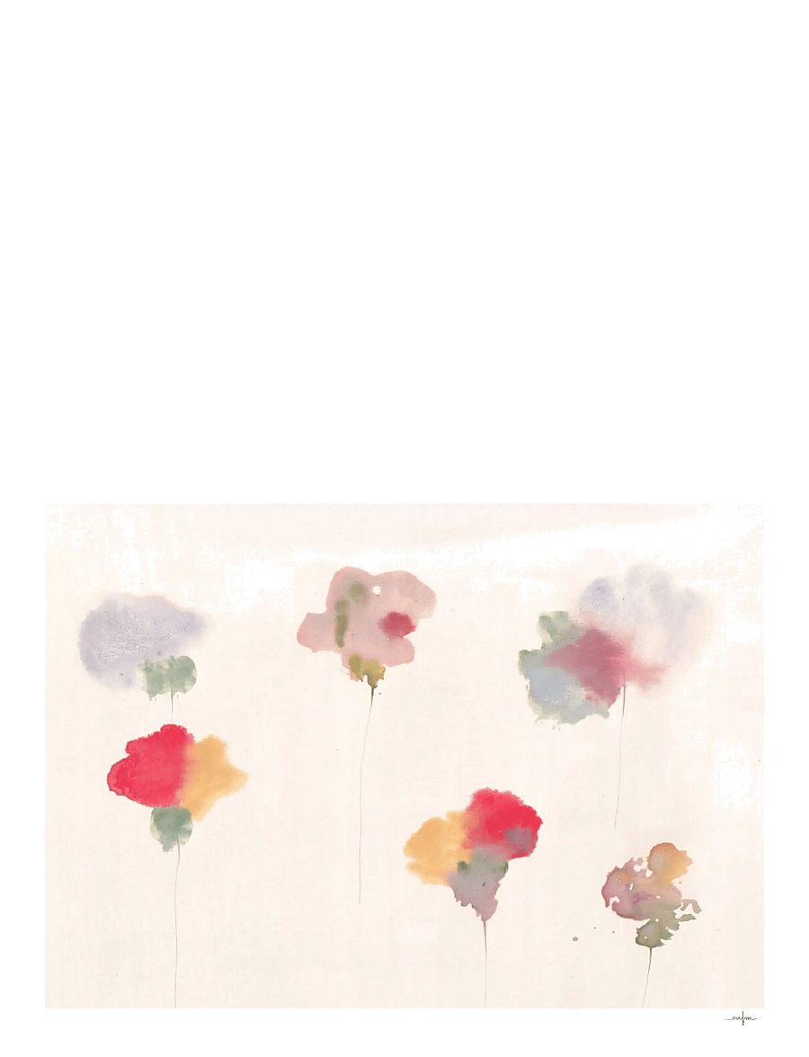 The Poster Club - Sketch of Flowers - botaanika - multi-coloured - 1