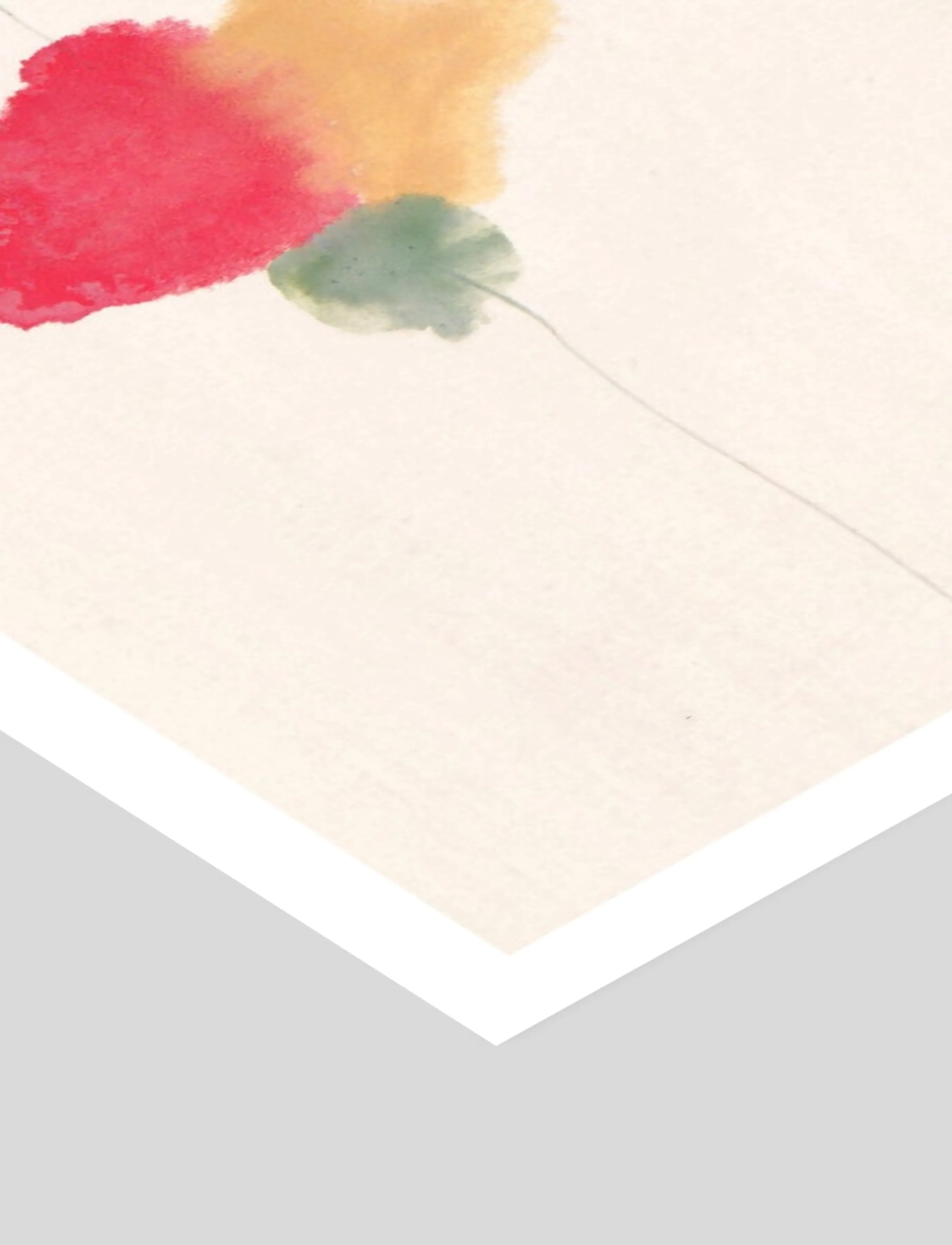The Poster Club - Sketch of Flowers - multi-coloured - 2