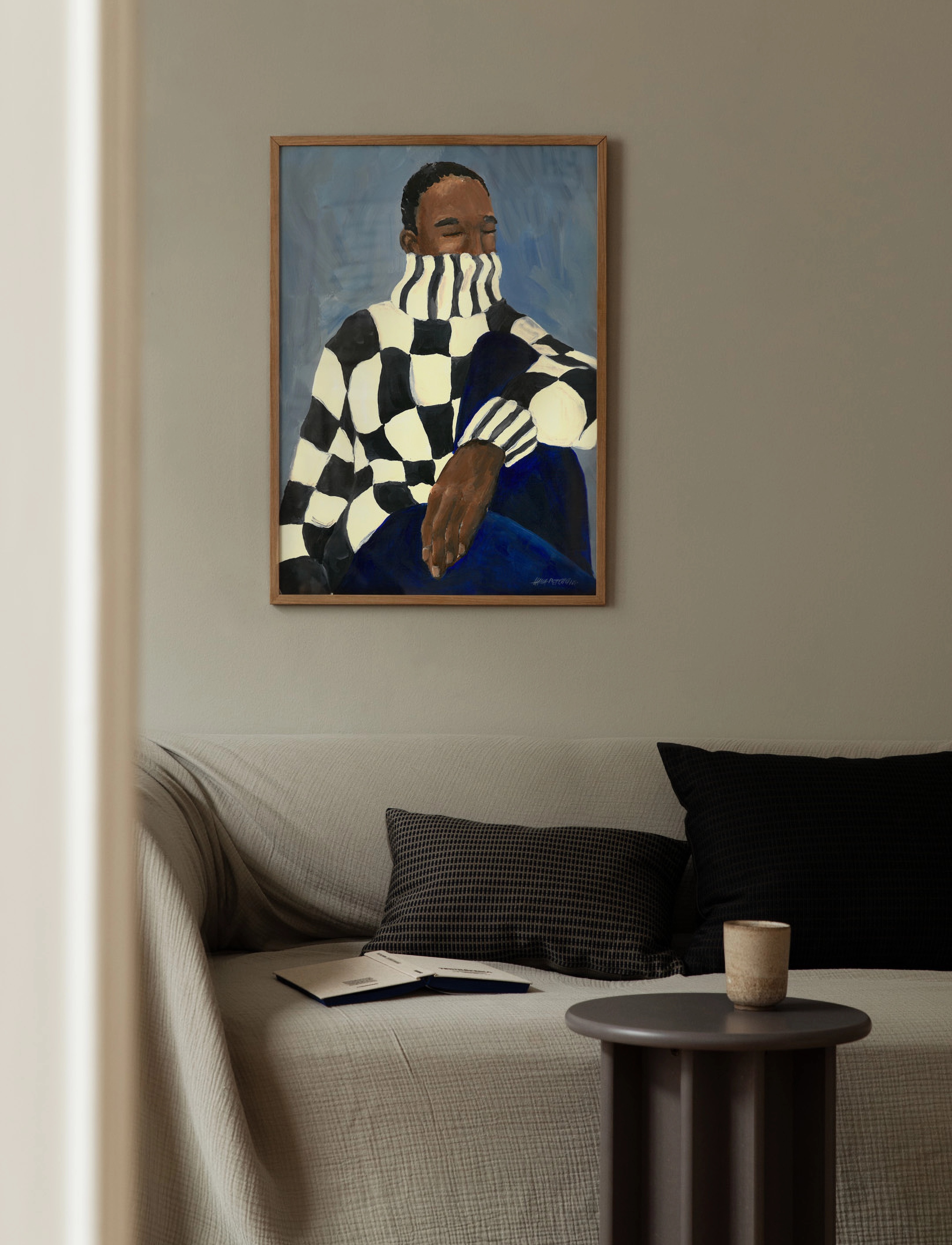 The Poster Club X Hanna Peterson Check, 50X70 cm, Posters, Mehrfarbig/gemustert - Gallery Walls, Homeware