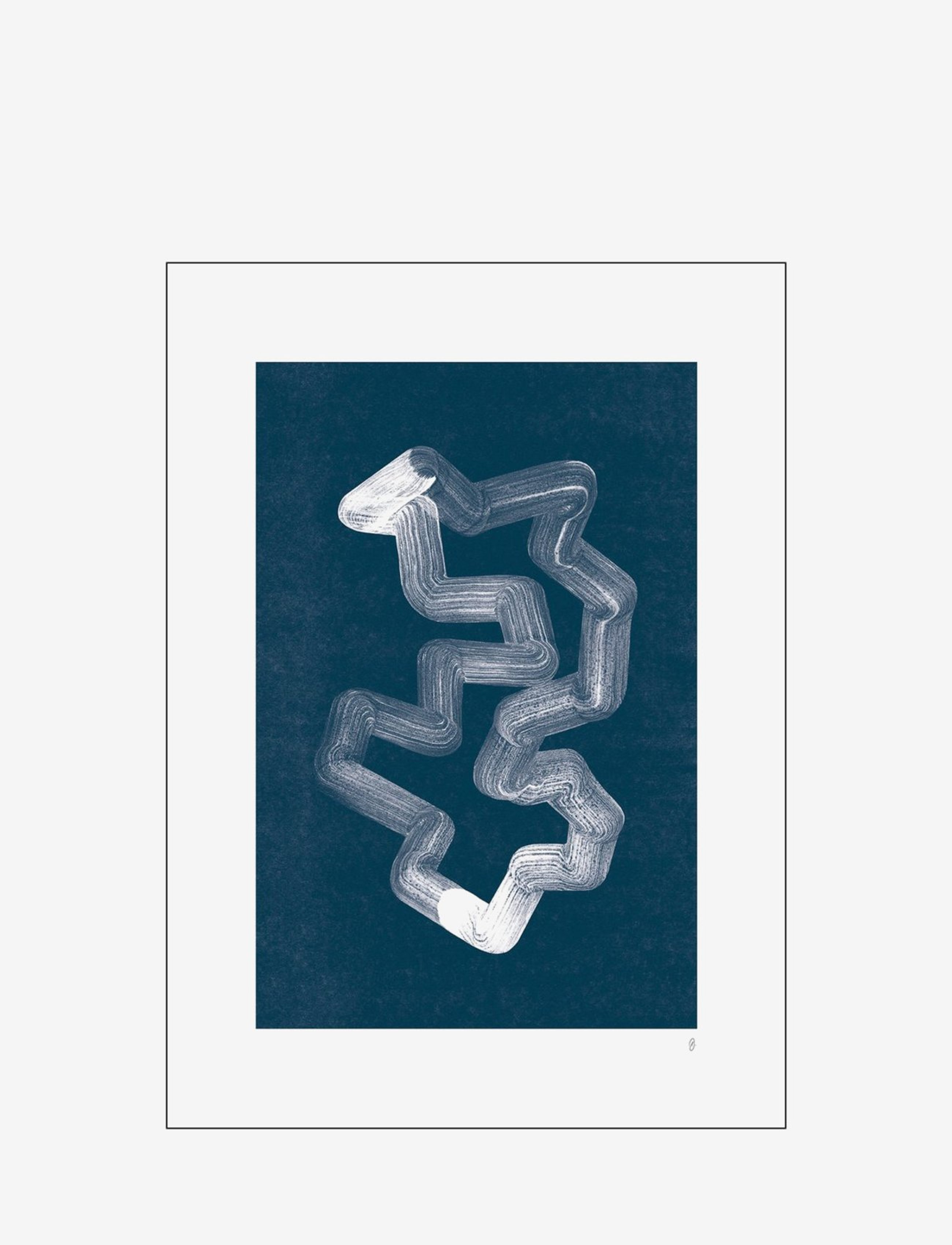 The Poster Club Tenna Elisabeth Studio Lineshape 04, 50X70 cm, Posters, Mehrfarbig/gemustert - Graphical Patterns, Homeware