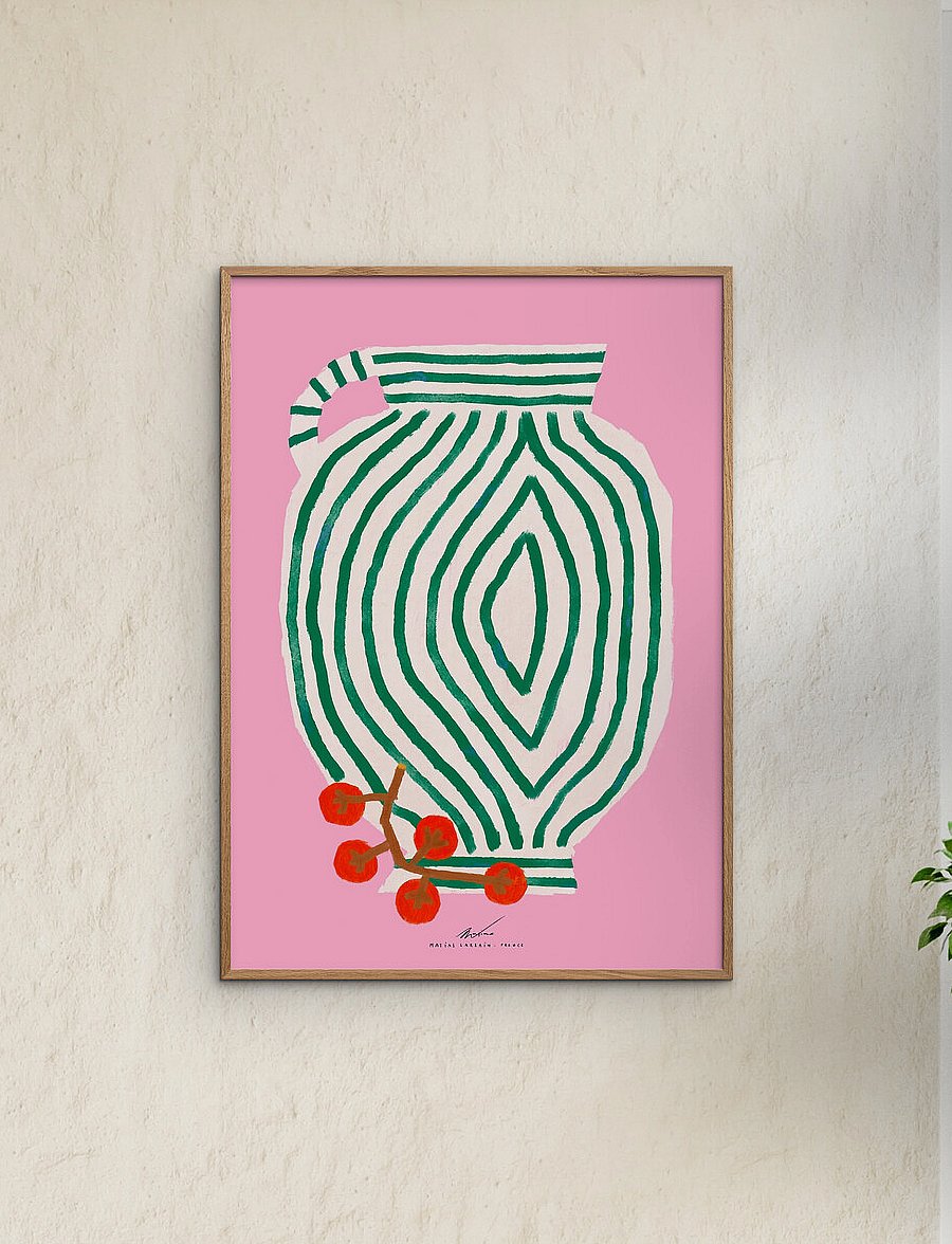 The Poster Club - TPC x Matías Larraín - Vase and Currants - illustrationen - multi - 0
