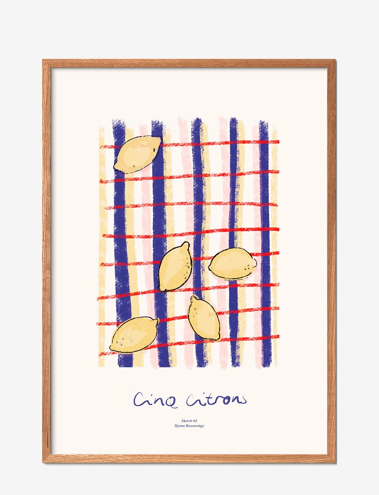 The Poster Club - TPC x Nynne Rosenvinge - Cinq Citrons - mad - multi - 0