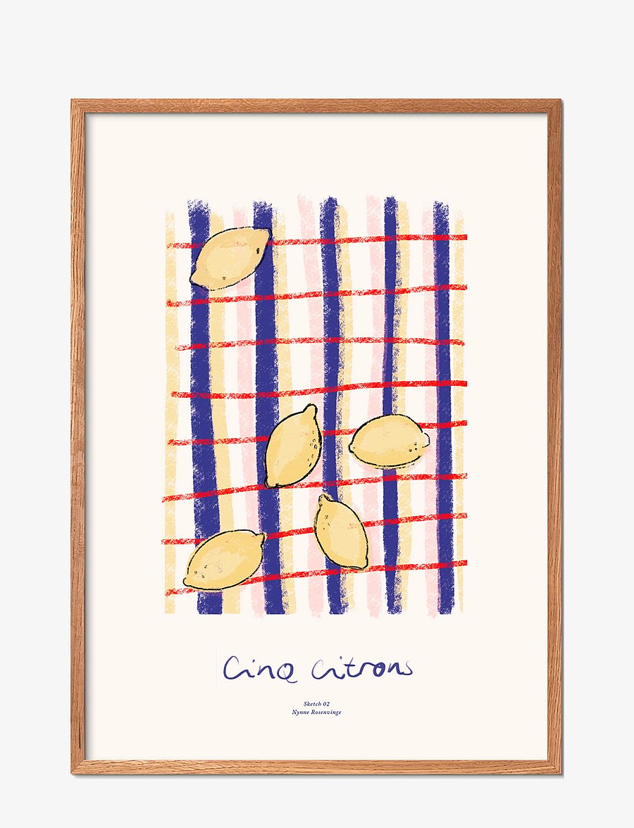 The Poster Club - TPC x Nynne Rosenvinge - Cinq Citrons - essen - multi - 1