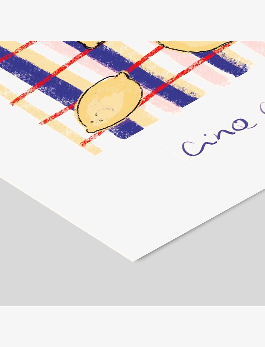 The Poster Club - TPC x Nynne Rosenvinge - Cinq Citrons - essen - multi - 2