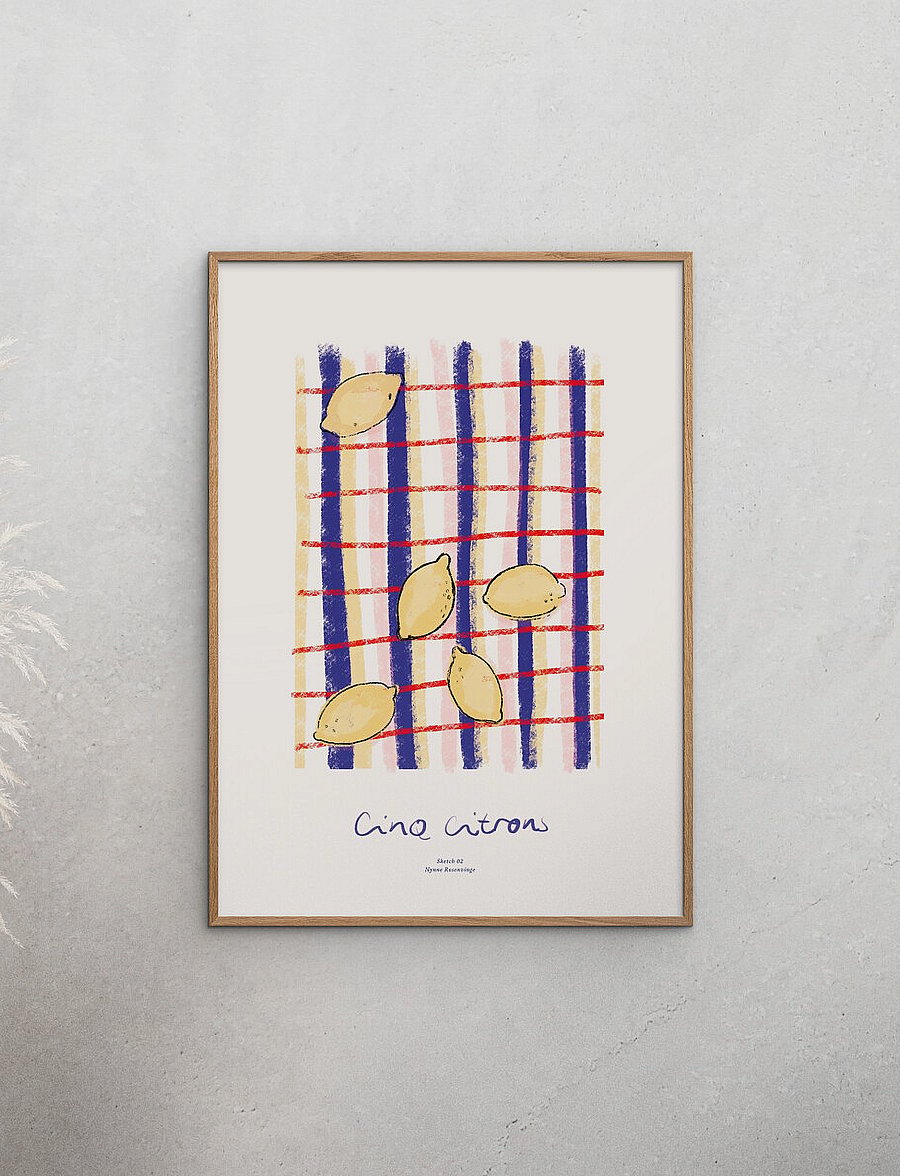 The Poster Club - TPC x Nynne Rosenvinge - Cinq Citrons - essen - multi - 0