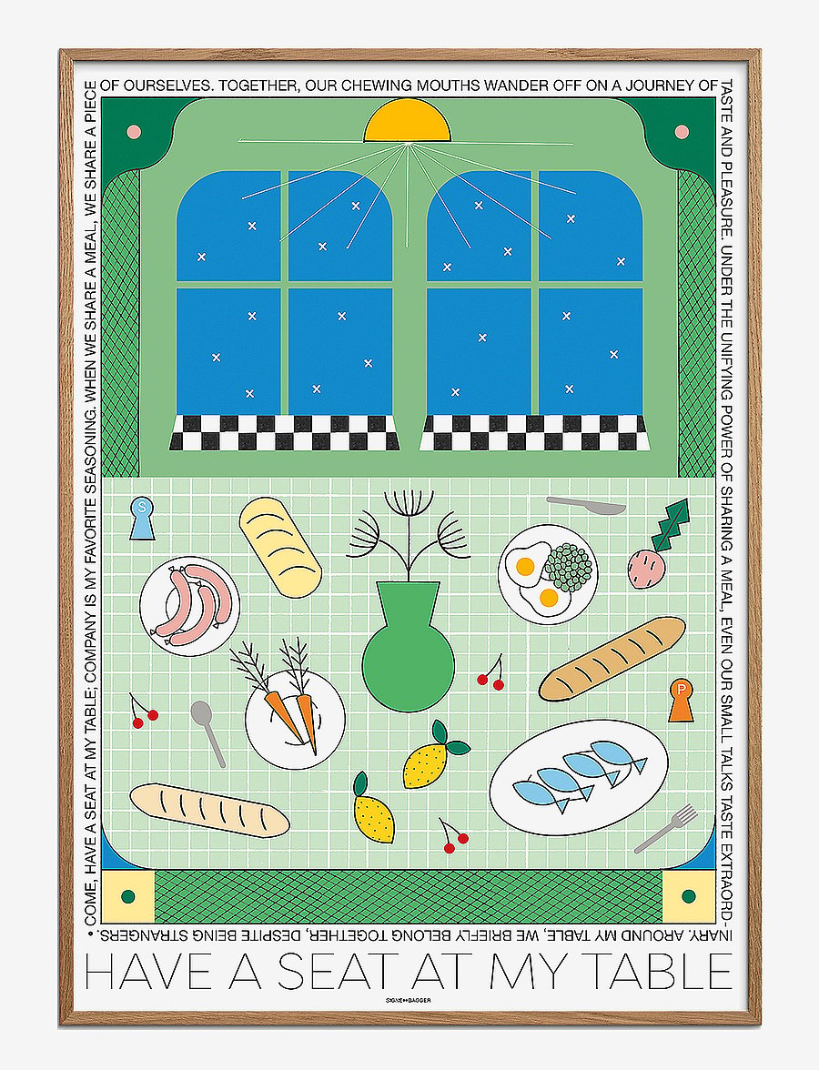 The Poster Club - The Poster Club x Signe Bagger - A Seat at my Table - multi - 0