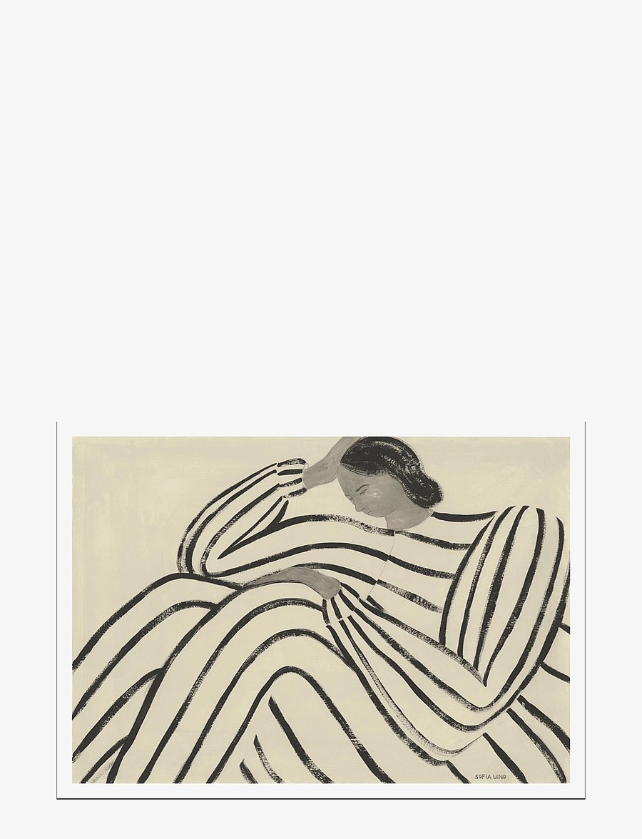 The Poster Club - The Poster Club x Sofia Lind - Waiting - schwarz-weiß-motive - neutral - 1