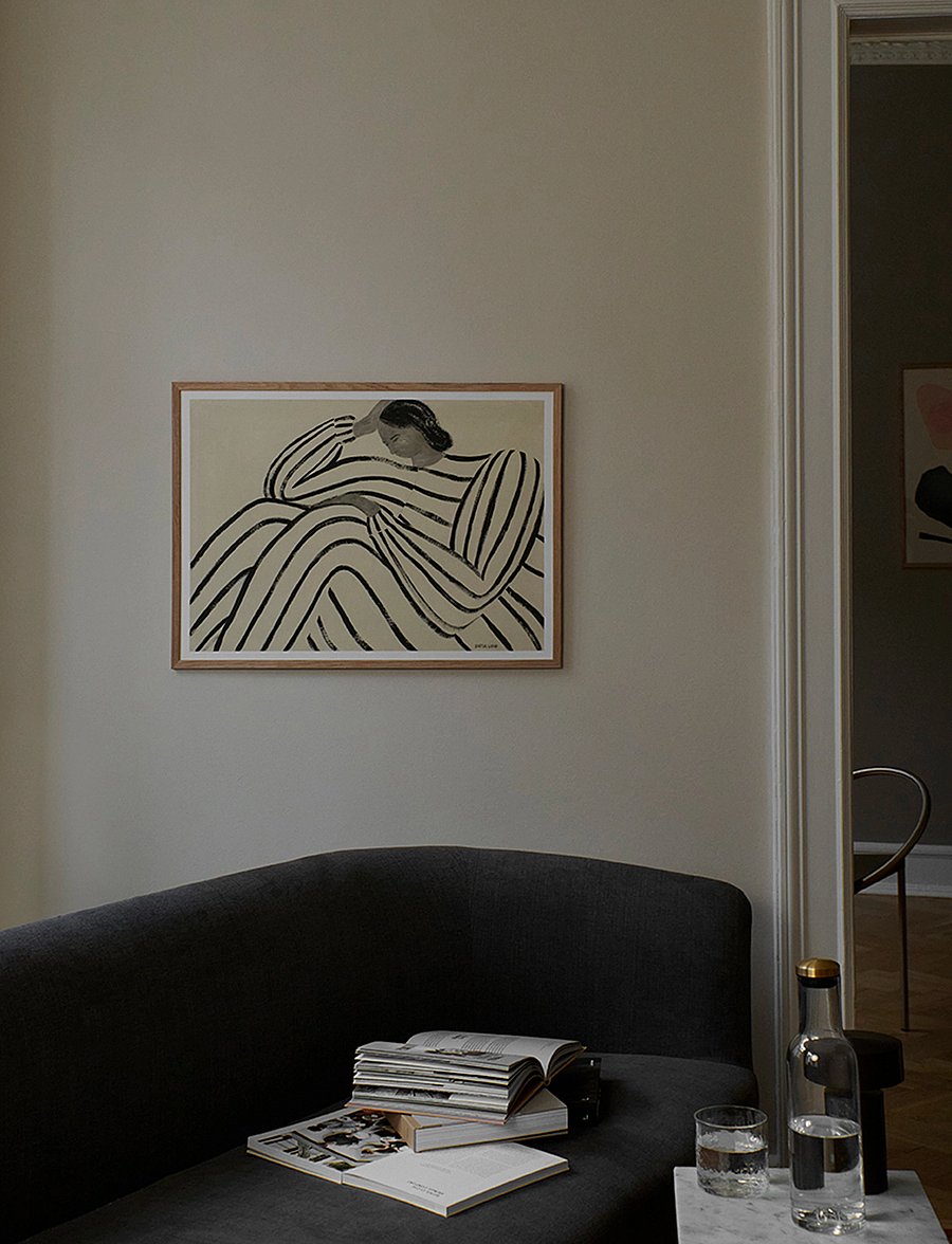The Poster Club - The Poster Club x Sofia Lind - Waiting - schwarz-weiß-motive - neutral - 3