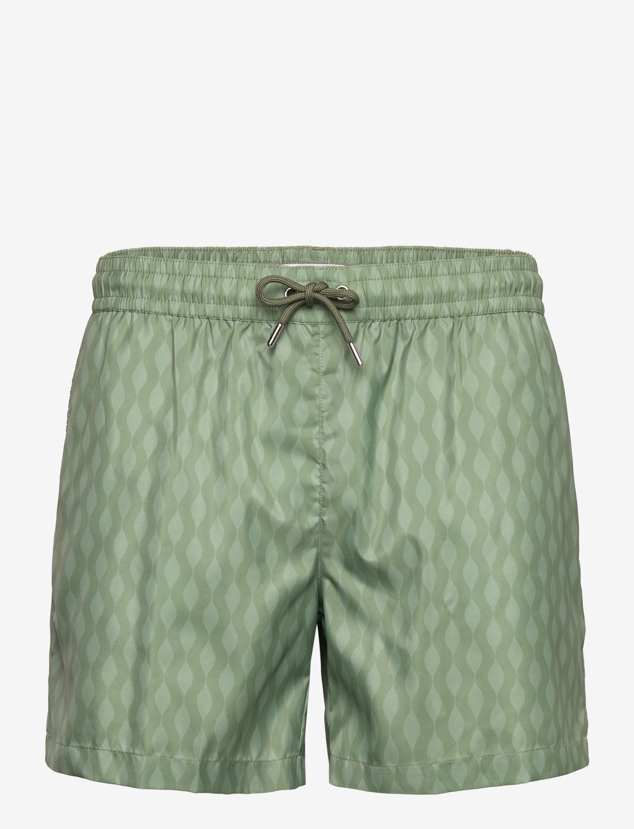 The Resort Co. - Classic Swim Shorts Green Waves - badshorts - green waves - 1