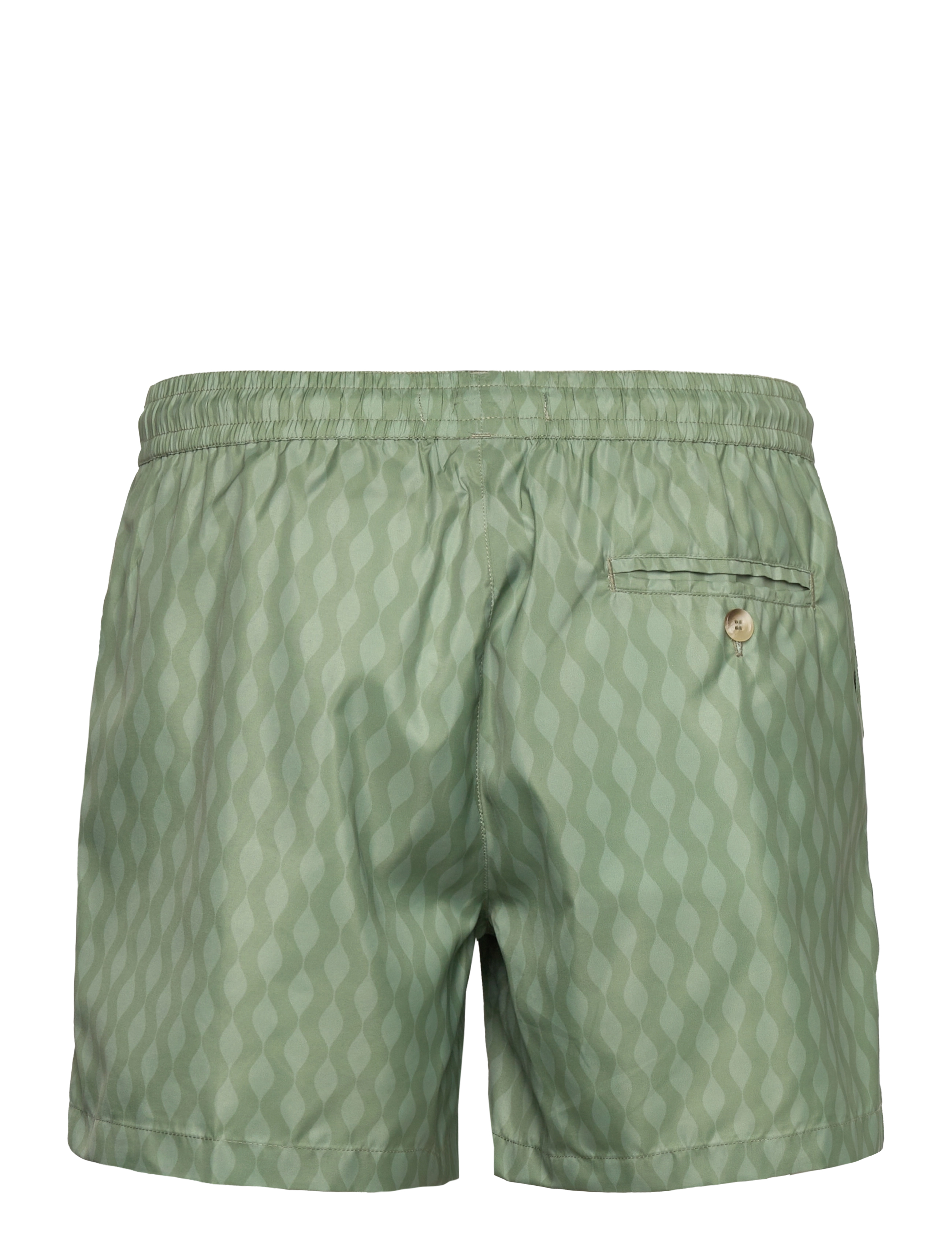 The Resort Co. - Classic Swim Shorts Green Waves - green waves - 2