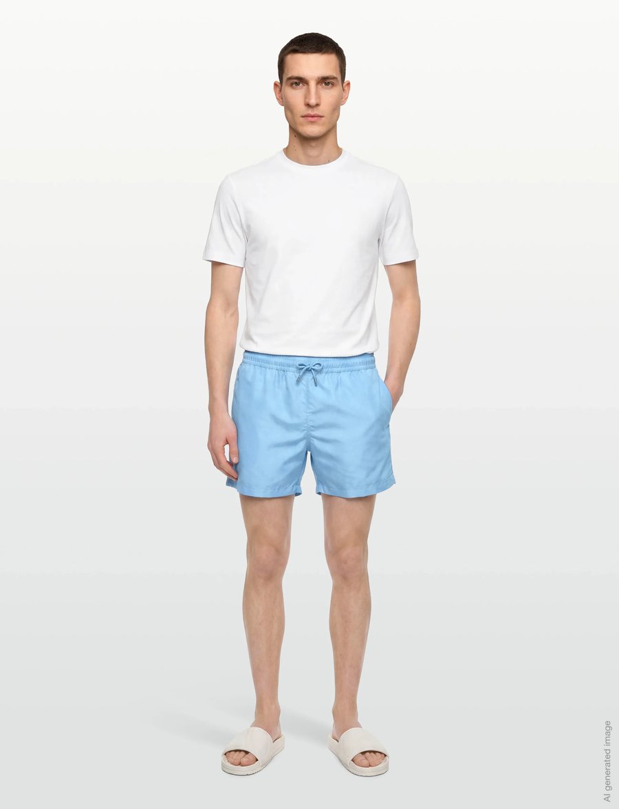 The Resort Co. - Classic Swim Shorts Sky Blue - szorty kąpielowe - sky blue - 0