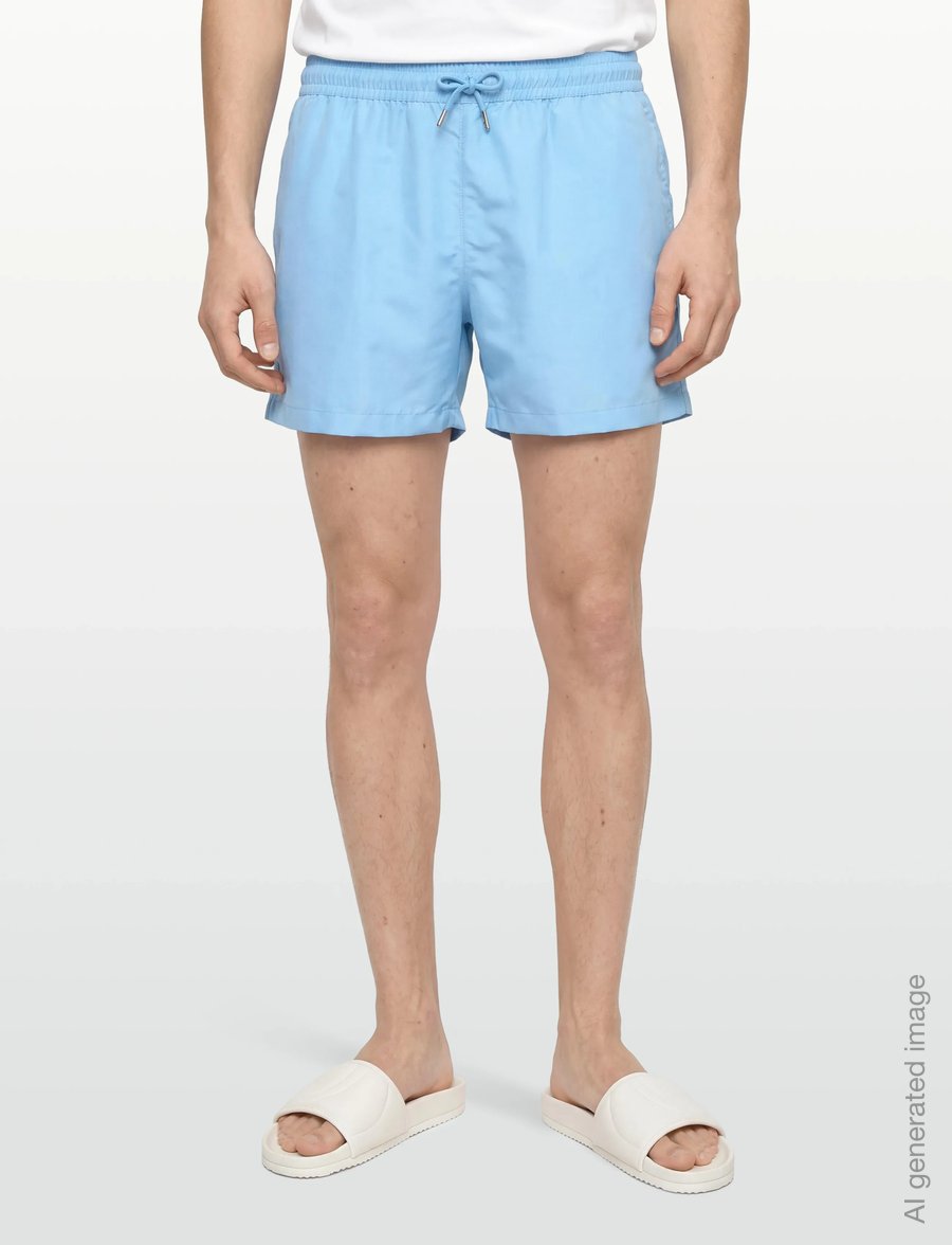 The Resort Co. - Classic Swim Shorts Sky Blue - badehose - sky blue - 3