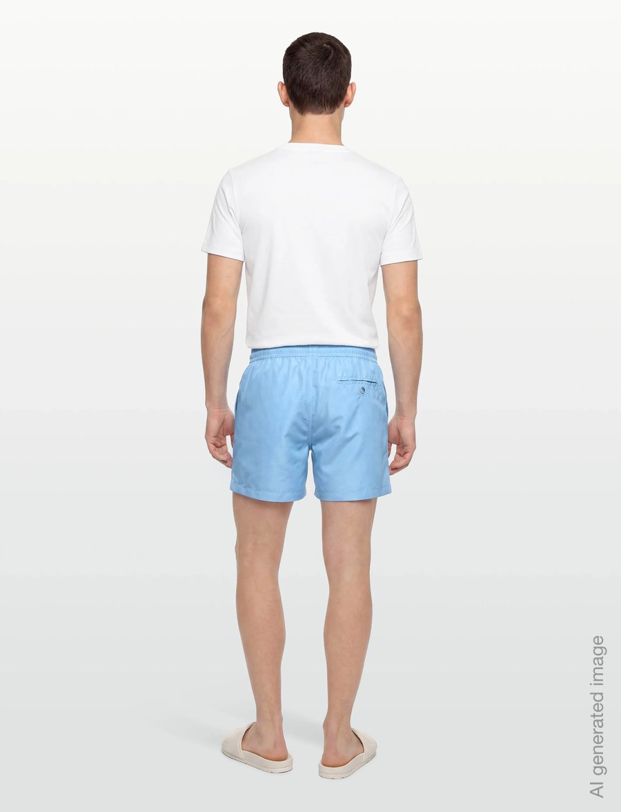 The Resort Co. - Classic Swim Shorts Sky Blue - badehose - sky blue - 4