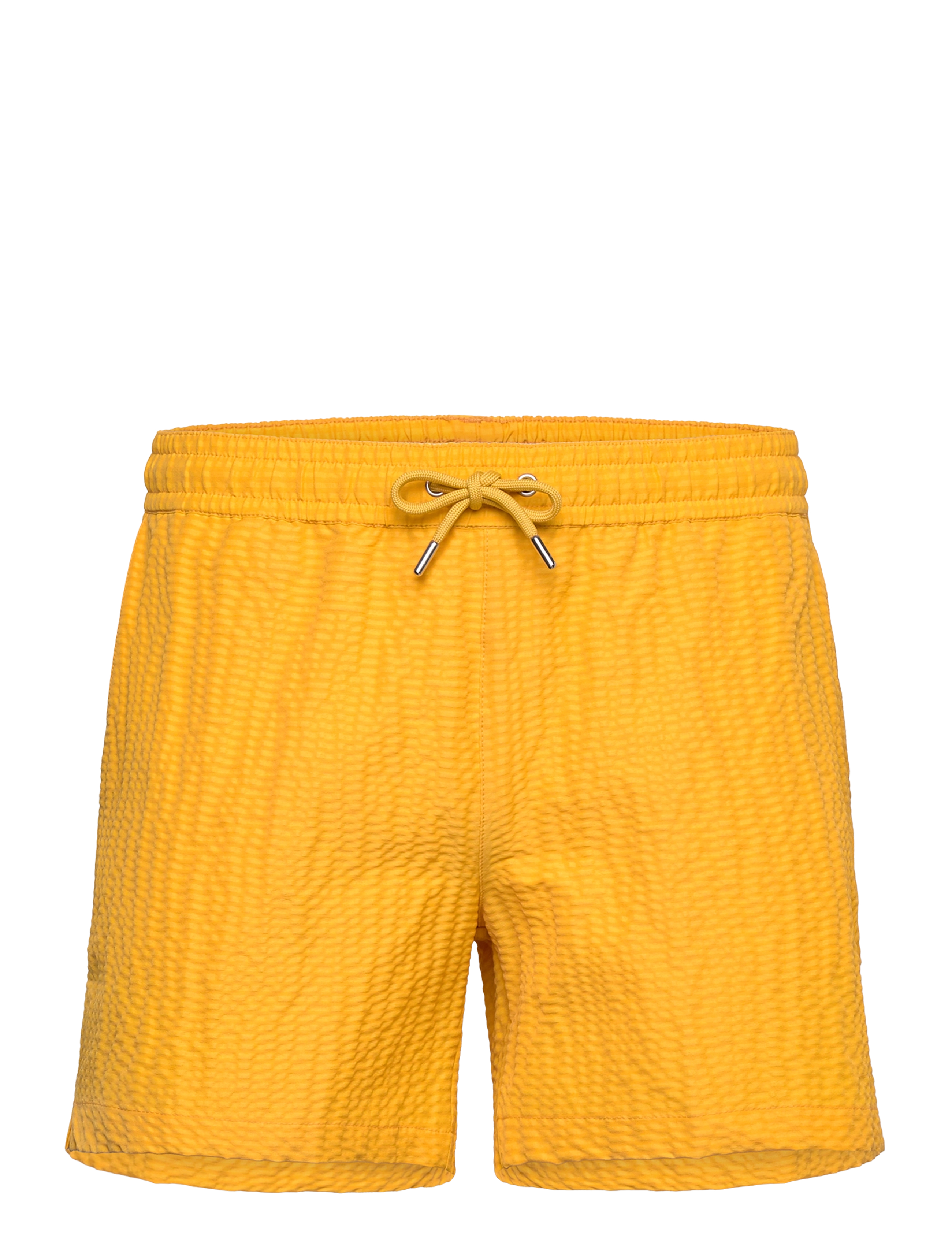 The Resort Co. Classic Swim Shorts Yellow Seersucker - The Resort Co. - YELLOW / yellow