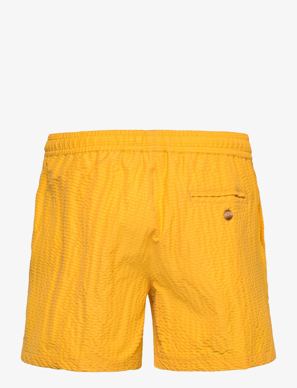 The Resort Co. - Classic Swim Shorts Yellow Seersucker - zwembroeken - yellow - 2