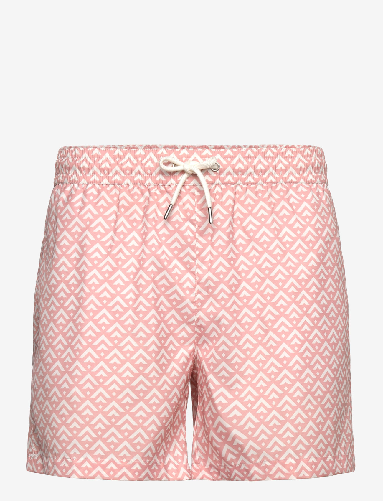 The Resort Co. - Classic Swim Shorts Rose Chevron - badeshorts - rose chevron - 1