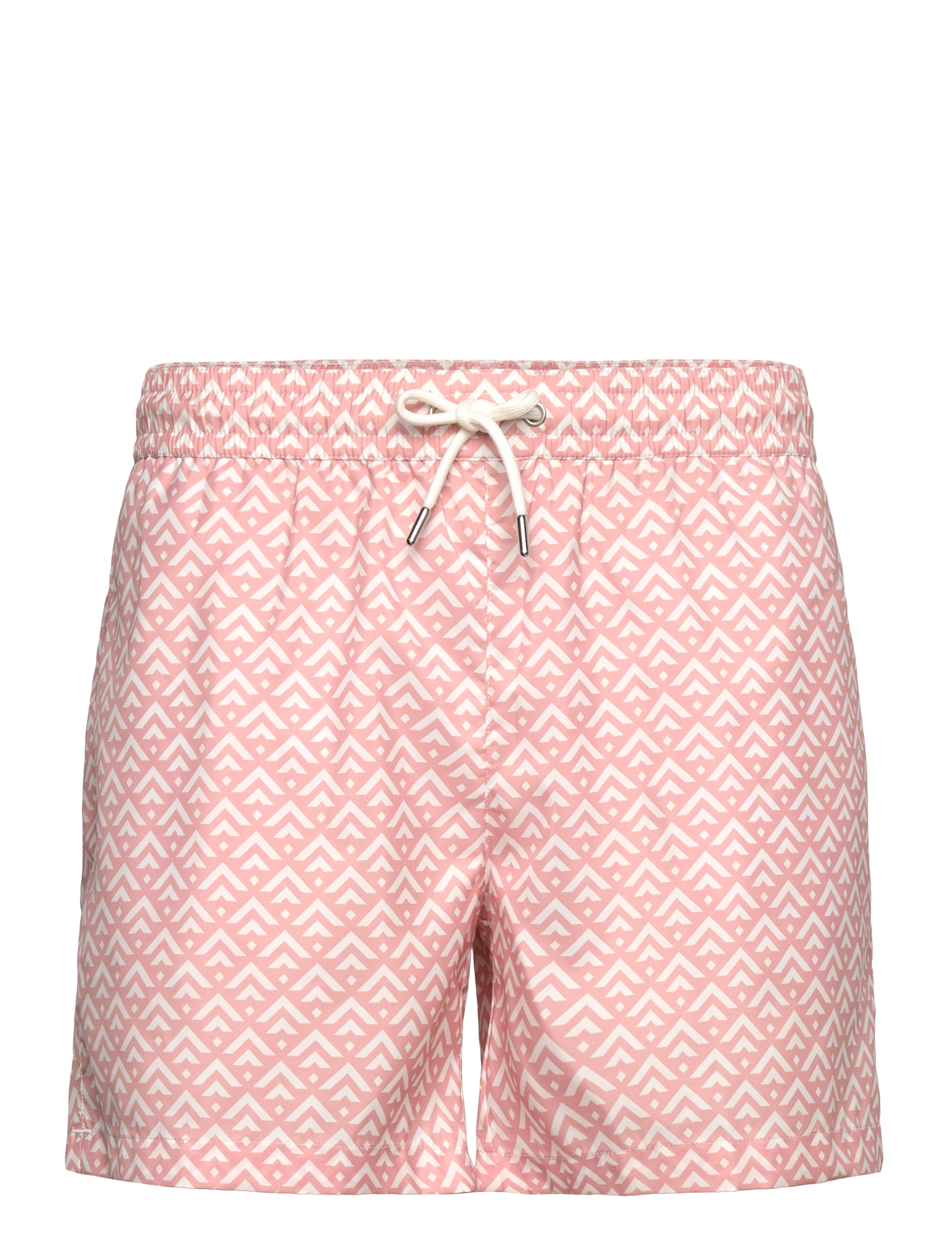 The Resort Co. Classic Swim Shorts Rose Chevron - Bademode - ROSE CHEVRON / pink/rose