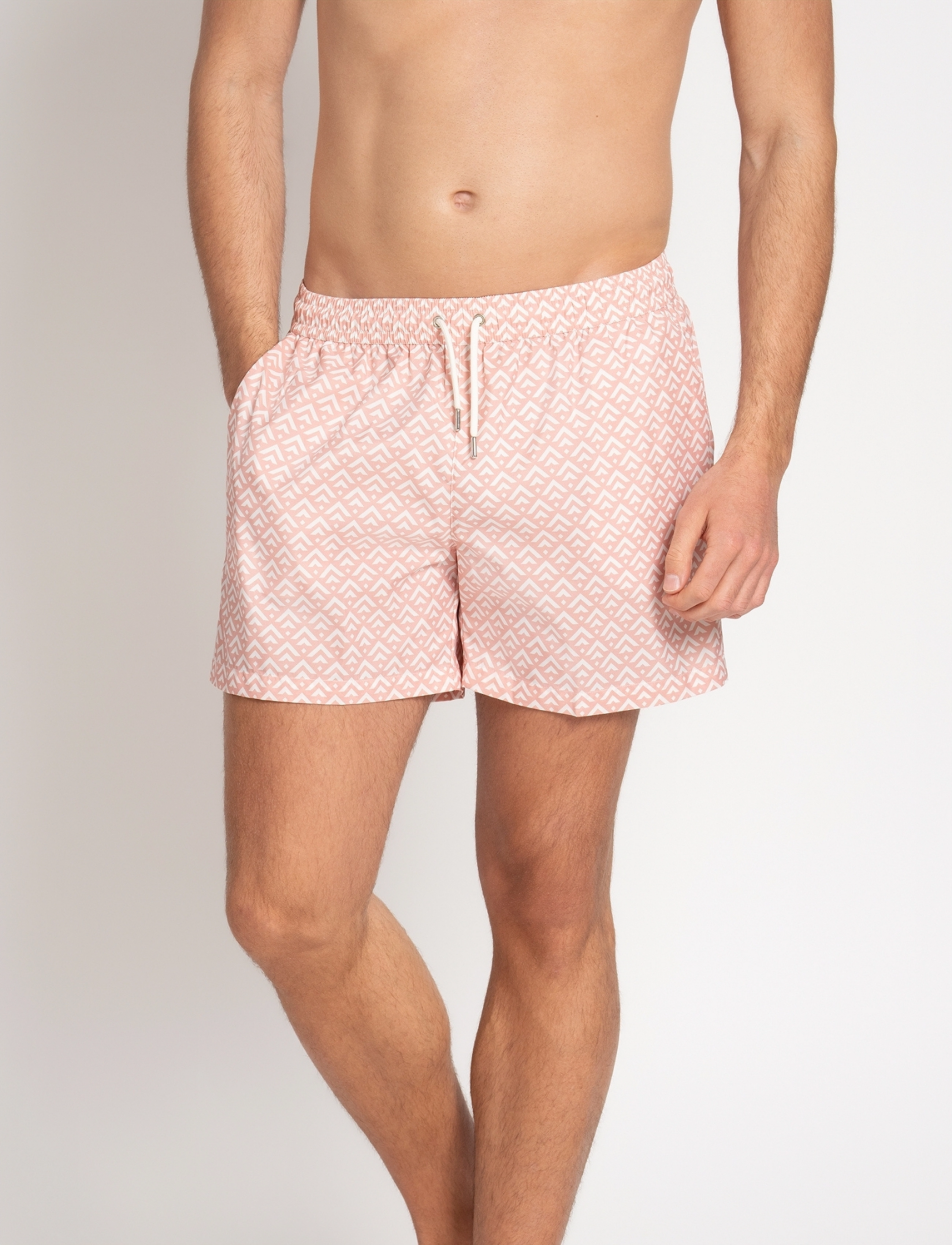 The Resort Co. - Classic Swim Shorts Rose Chevron - szorty kąpielowe - rose chevron - 3