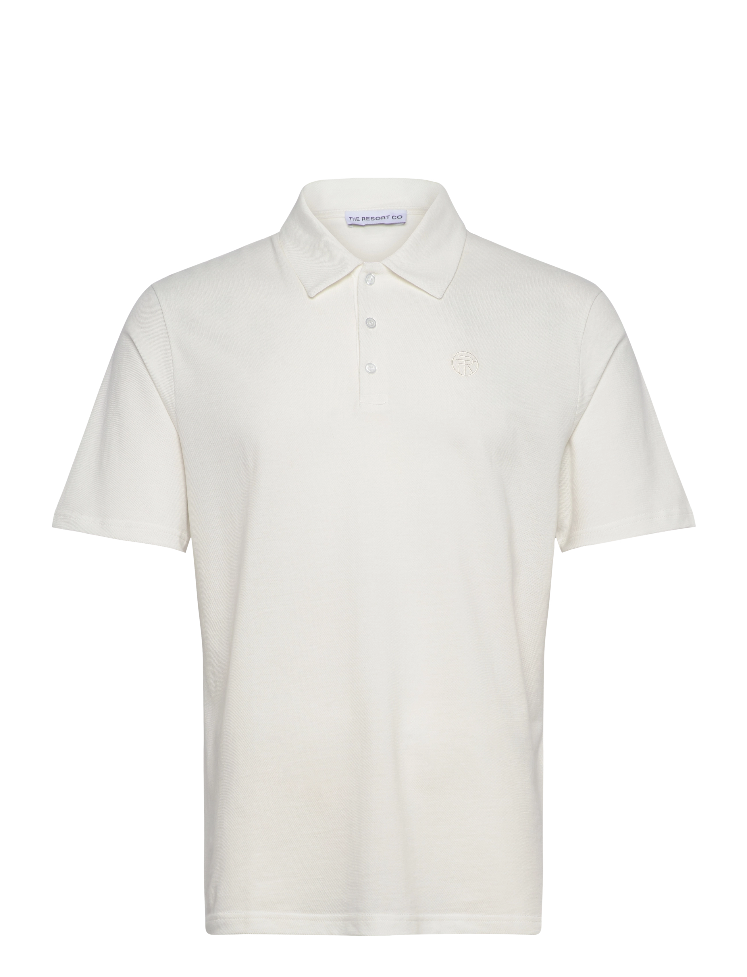 The Resort Co. - Piqué Polo Shirt White - polo marškinėliai trumpomis rankovėmis - white - 0