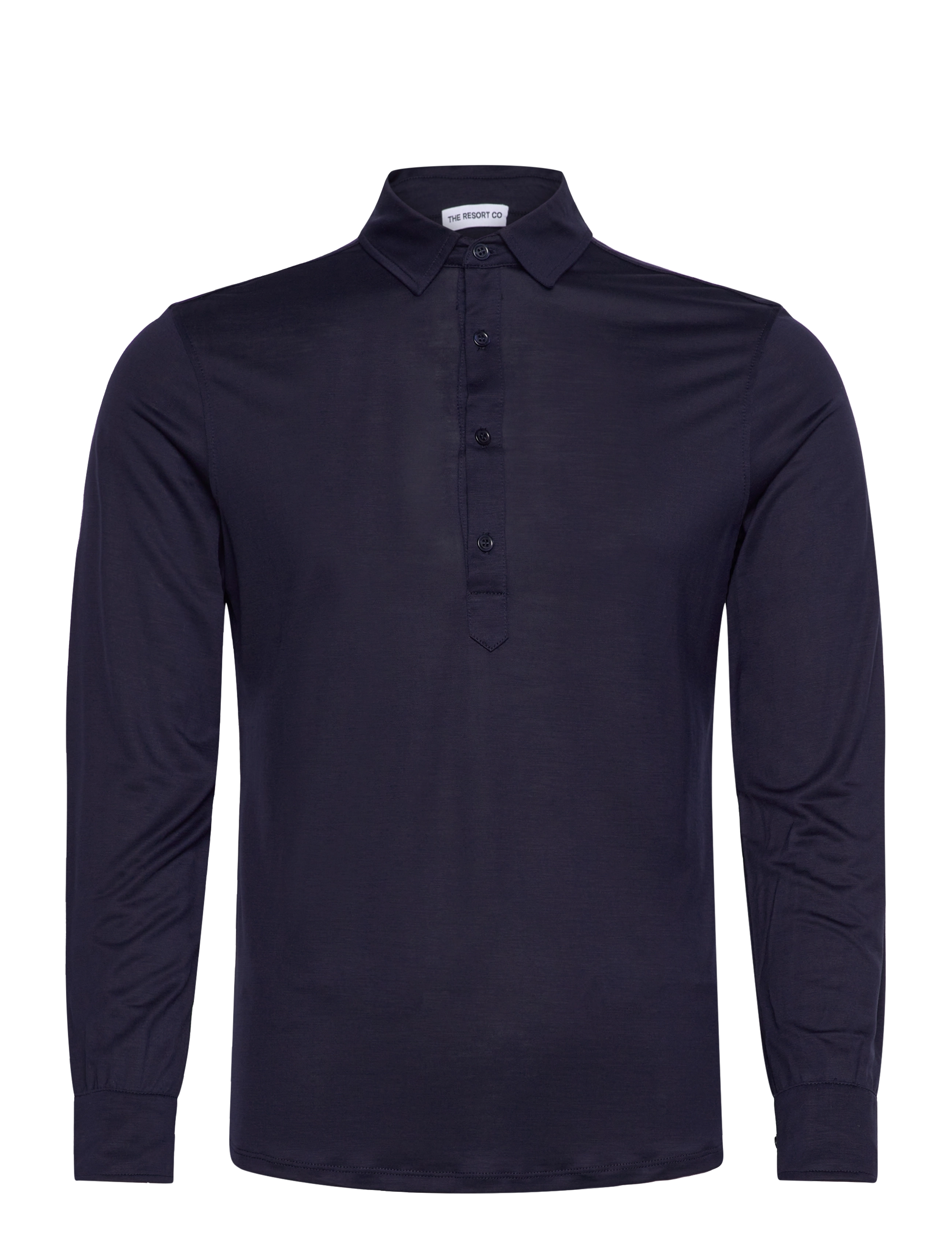 The Resort Co. Lyocell Popover Navy - Pikéer - NAVY / navy
