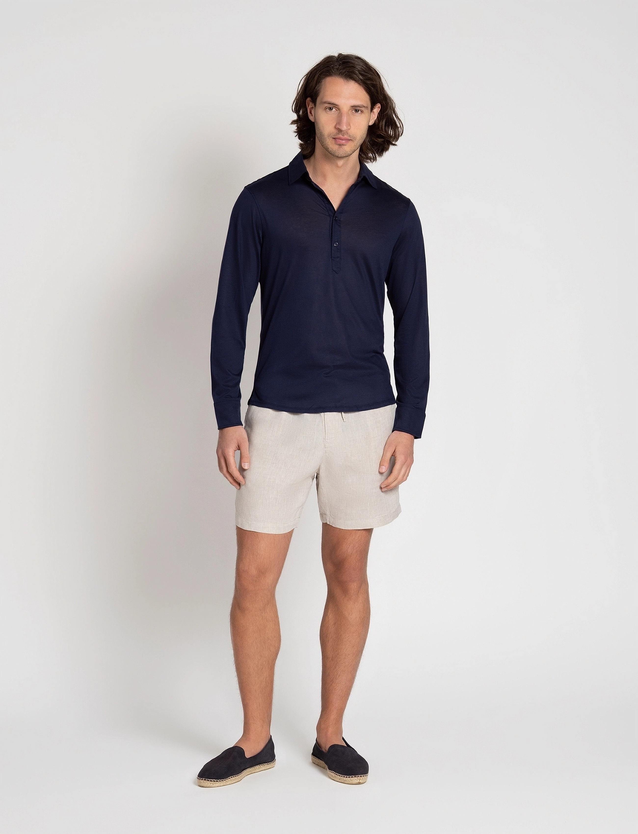 The Resort Co. - Lyocell Popover Navy - urlaubsfavoriten - navy - 0