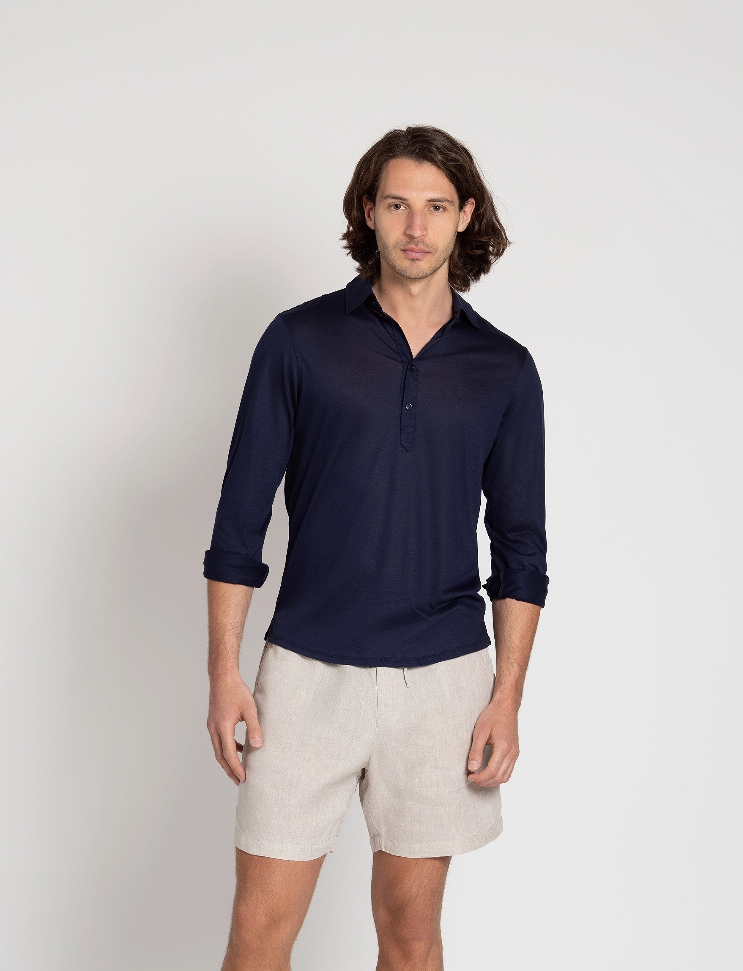 The Resort Co. - Lyocell Popover Navy - urlaubsfavoriten - navy - 5