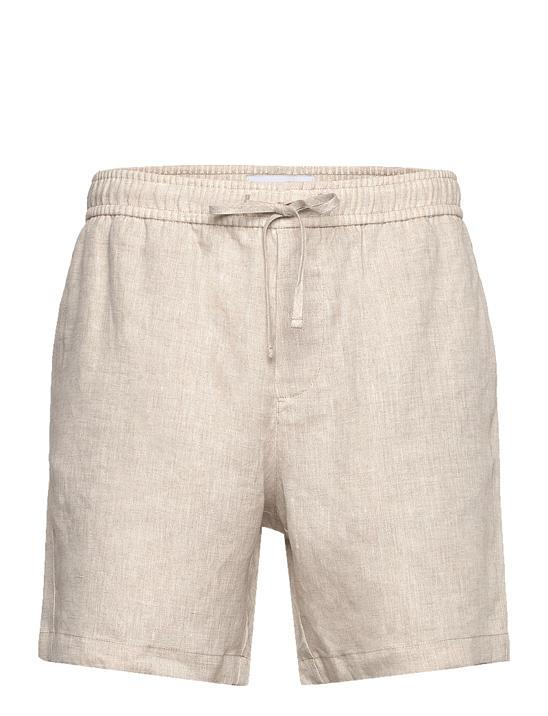 The Resort Co. - Linen Drawstring Shorts Oatmeal - leinen-shorts - oatmeal - 1