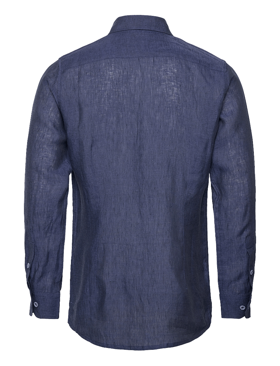 The Resort Co. - Linen Shirt Navy - navy - 2