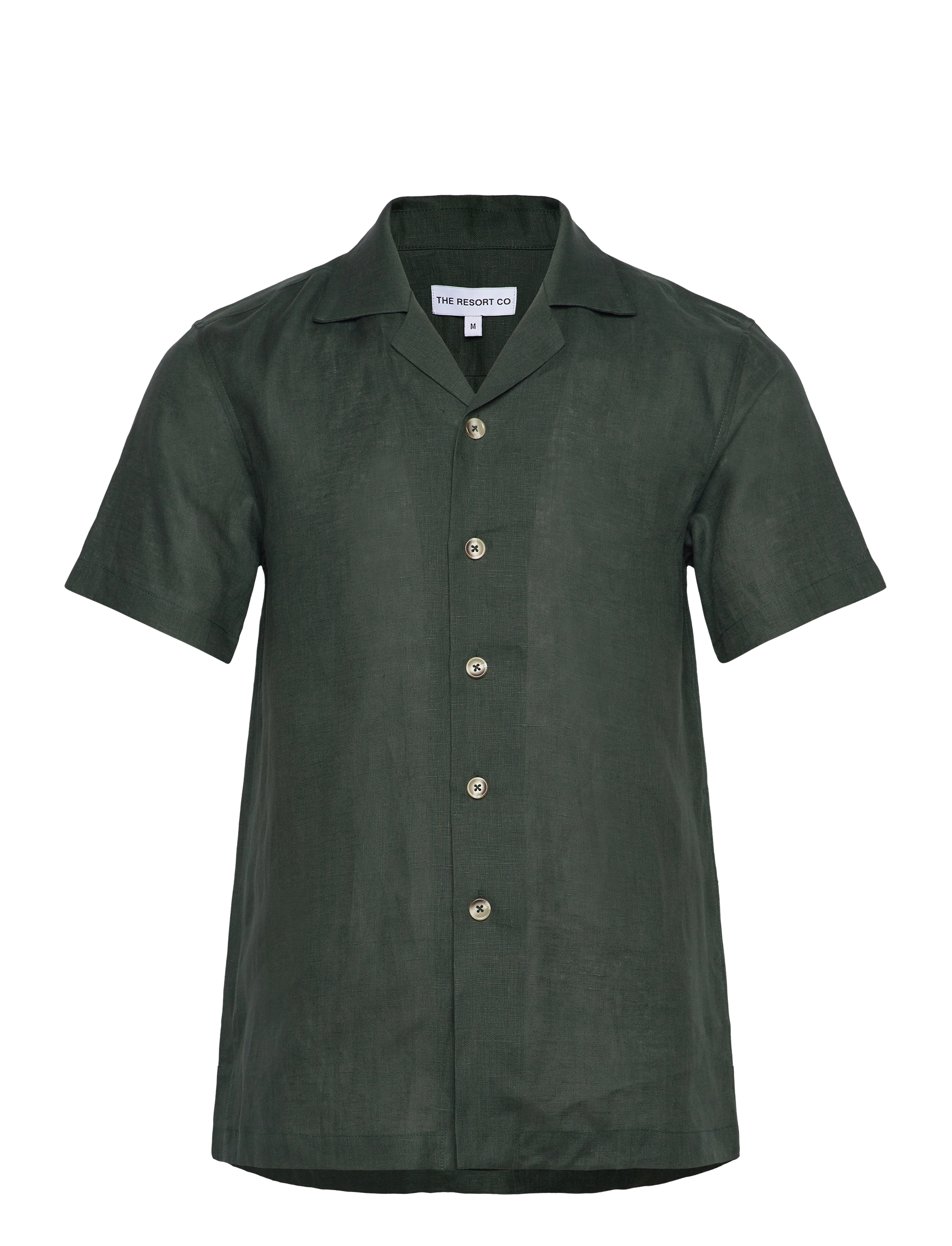 Linen Resort Shirt Eucalyptus - EUCALYPTUS