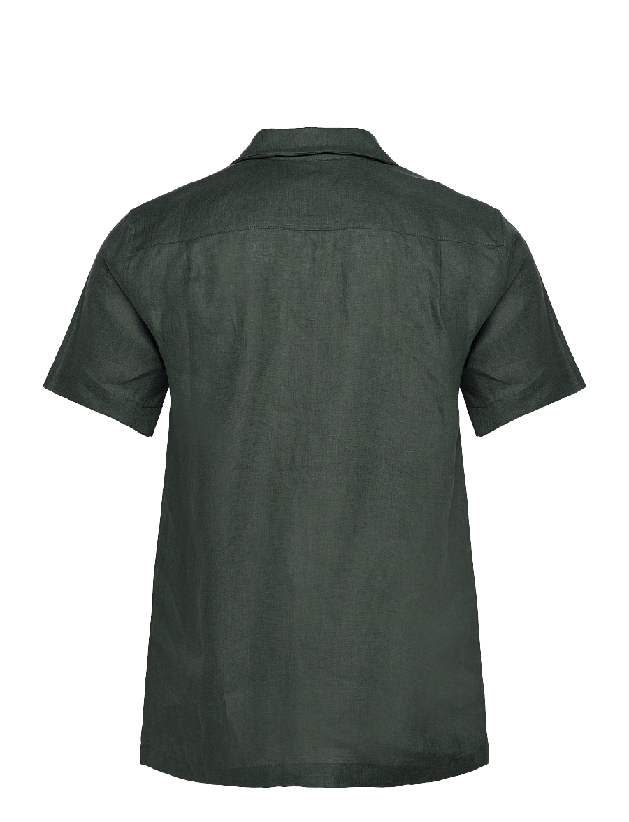 The Resort Co. - Linen Resort Shirt Eucalyptus - lininiai marškiniai - eucalyptus - 2
