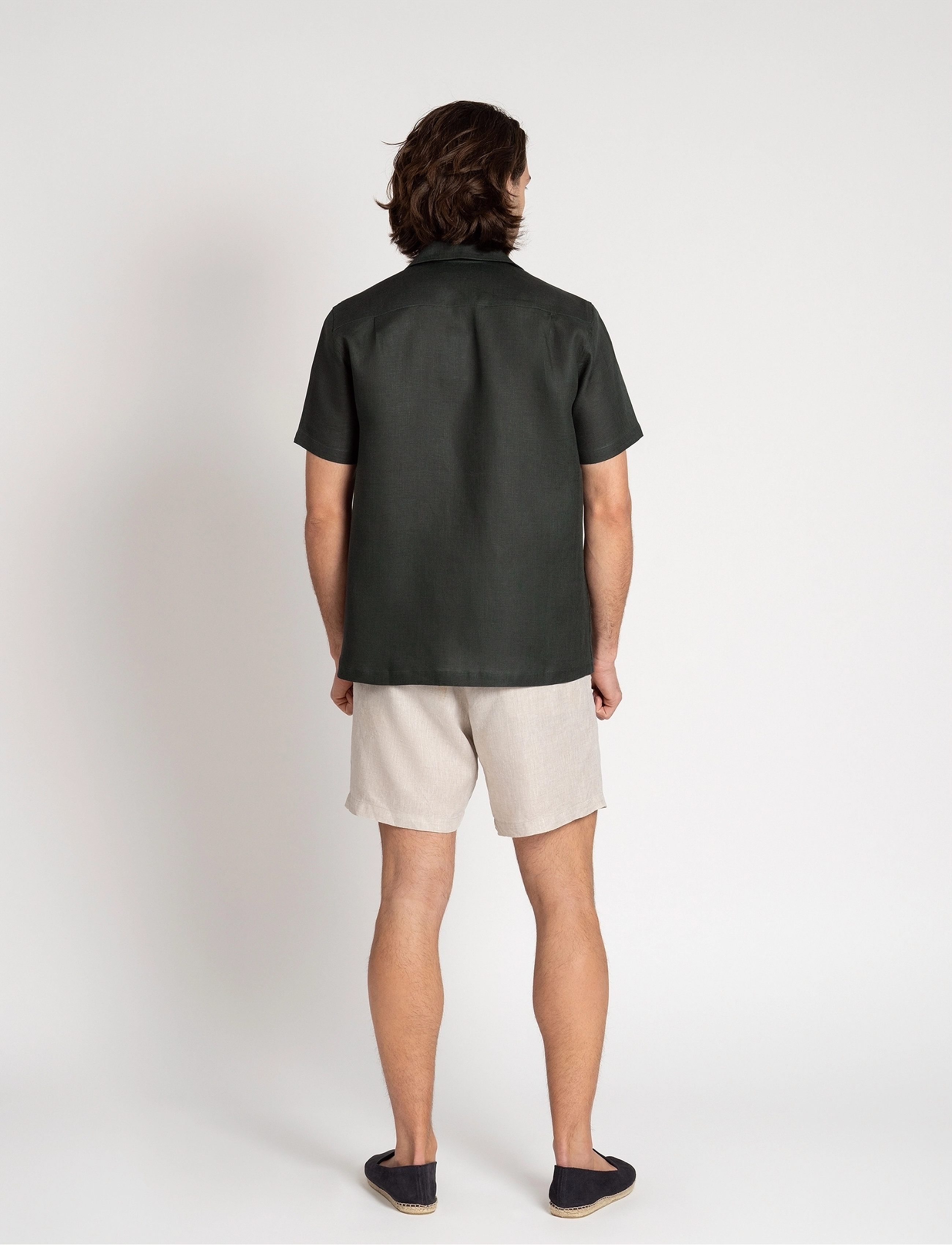 The Resort Co. - Linen Resort Shirt Eucalyptus - eucalyptus - 5