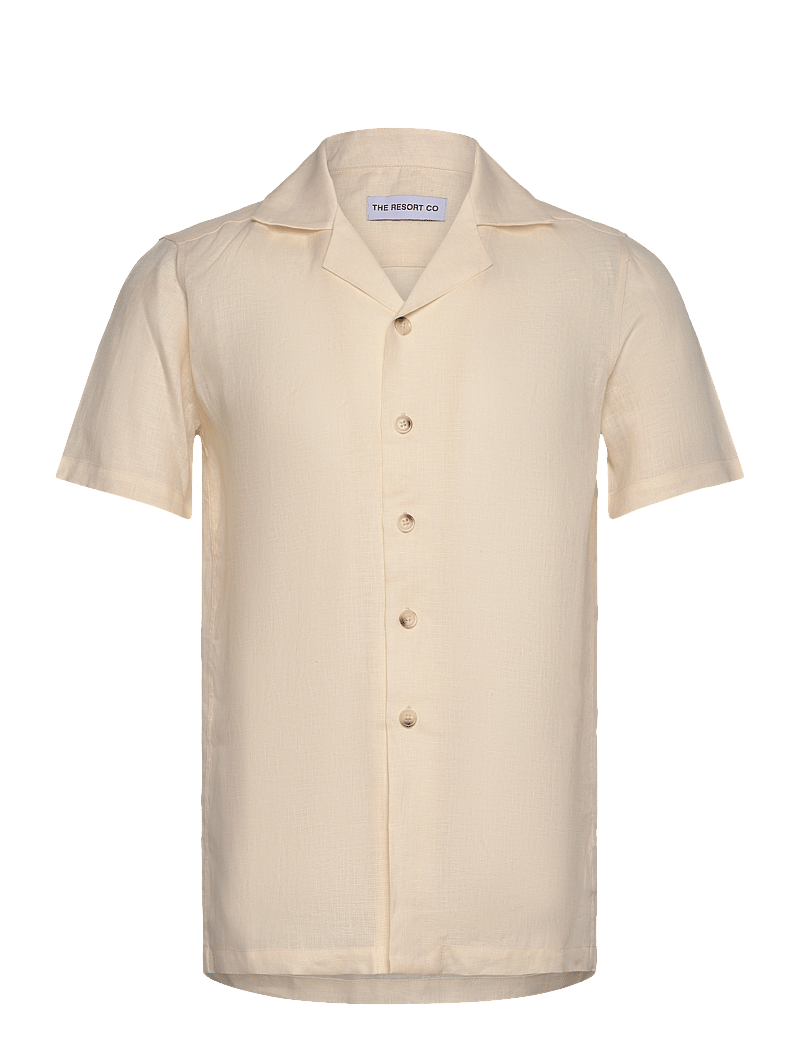 The Resort Co. - Linen Resort Shirt Ivory - leinenhemden - ivory - 1