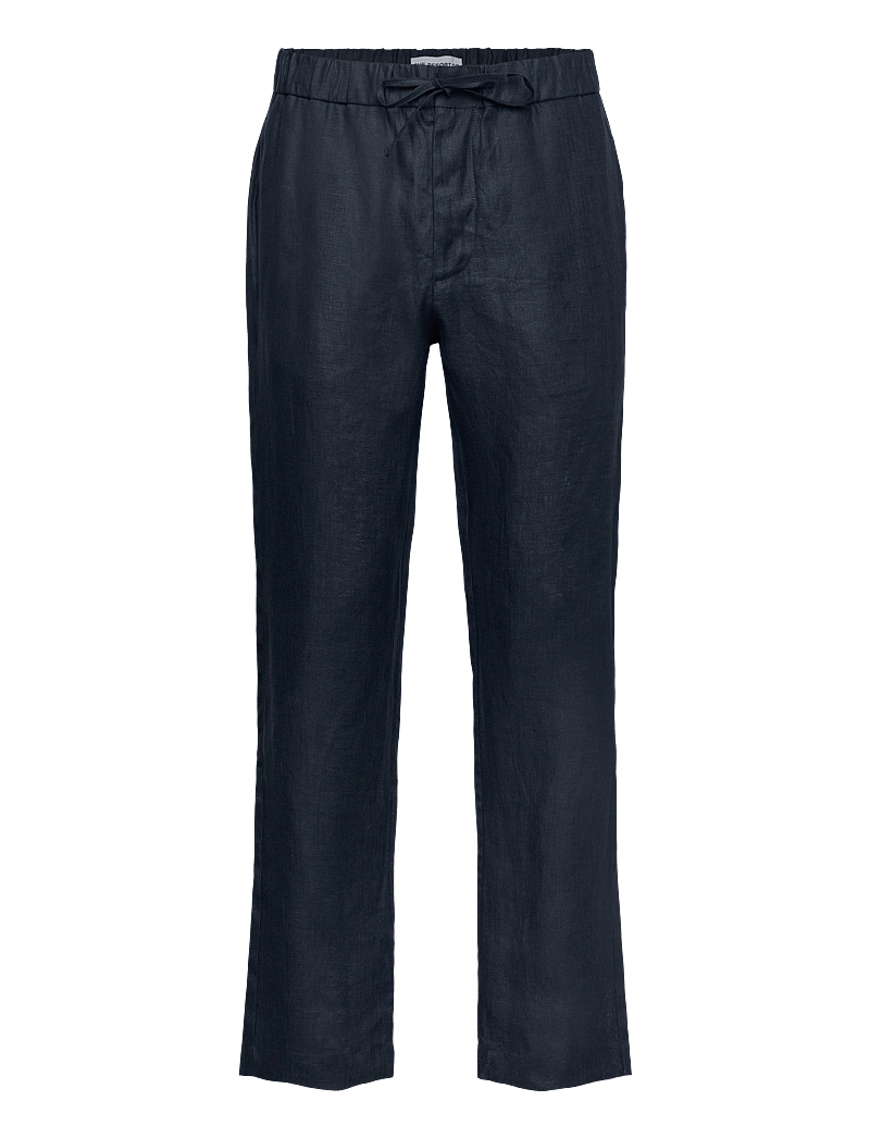 The Resort Co. - Linen Trousers Navy - leinenhosen - navy - 0