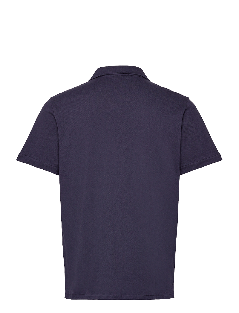 The Resort Co. - Piqué Resort Shirt Navy - kortærmede skjorter - navy - 2