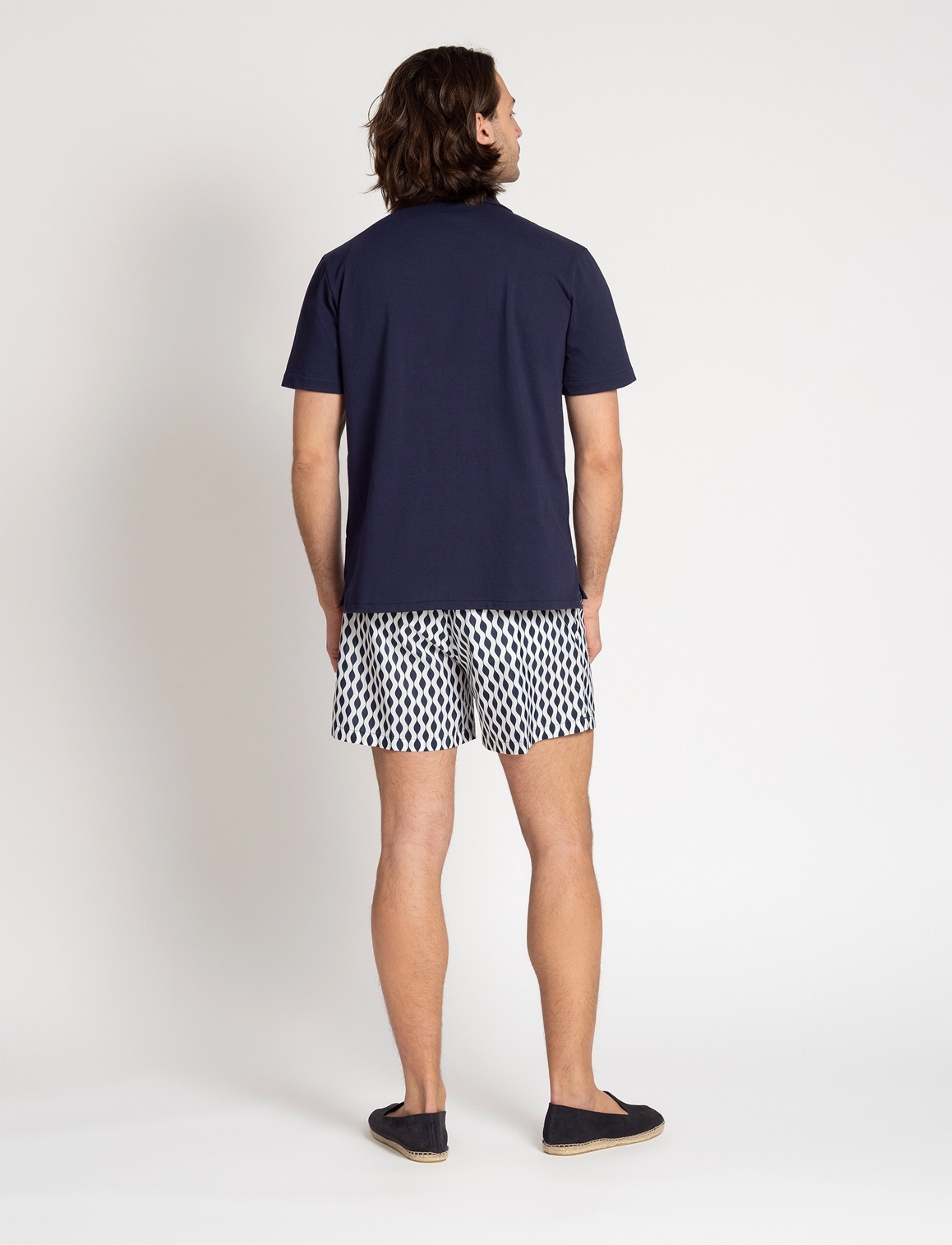 The Resort Co. - Piqué Resort Shirt Navy - kurzarmhemden - navy - 4