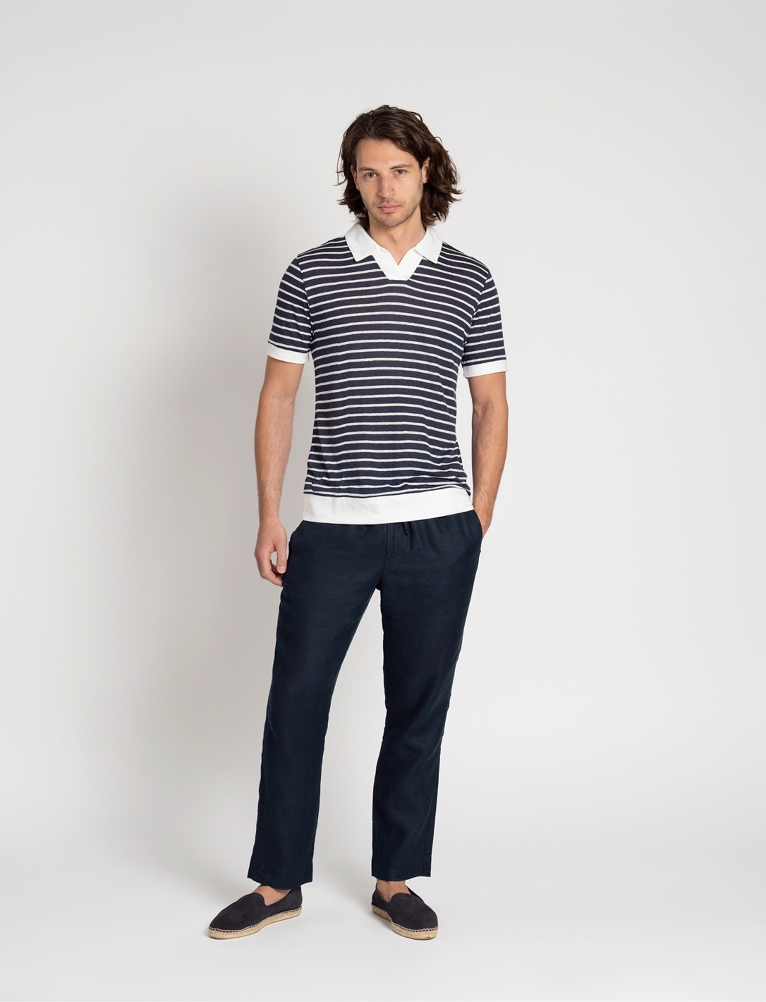 The Resort Co. Resort Polo Navy Striped - 4 for 3 - NAVY STRIPED / navy