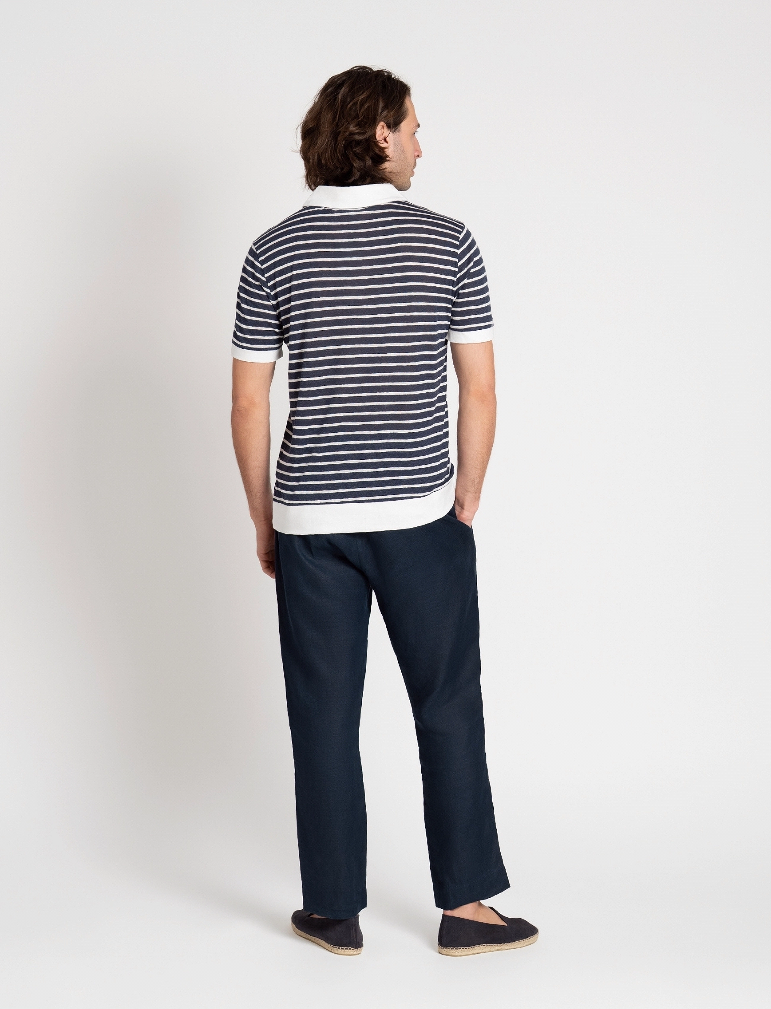 The Resort Co. - Resort Polo Navy Striped - lühikeste varrukatega polod - navy striped - 4