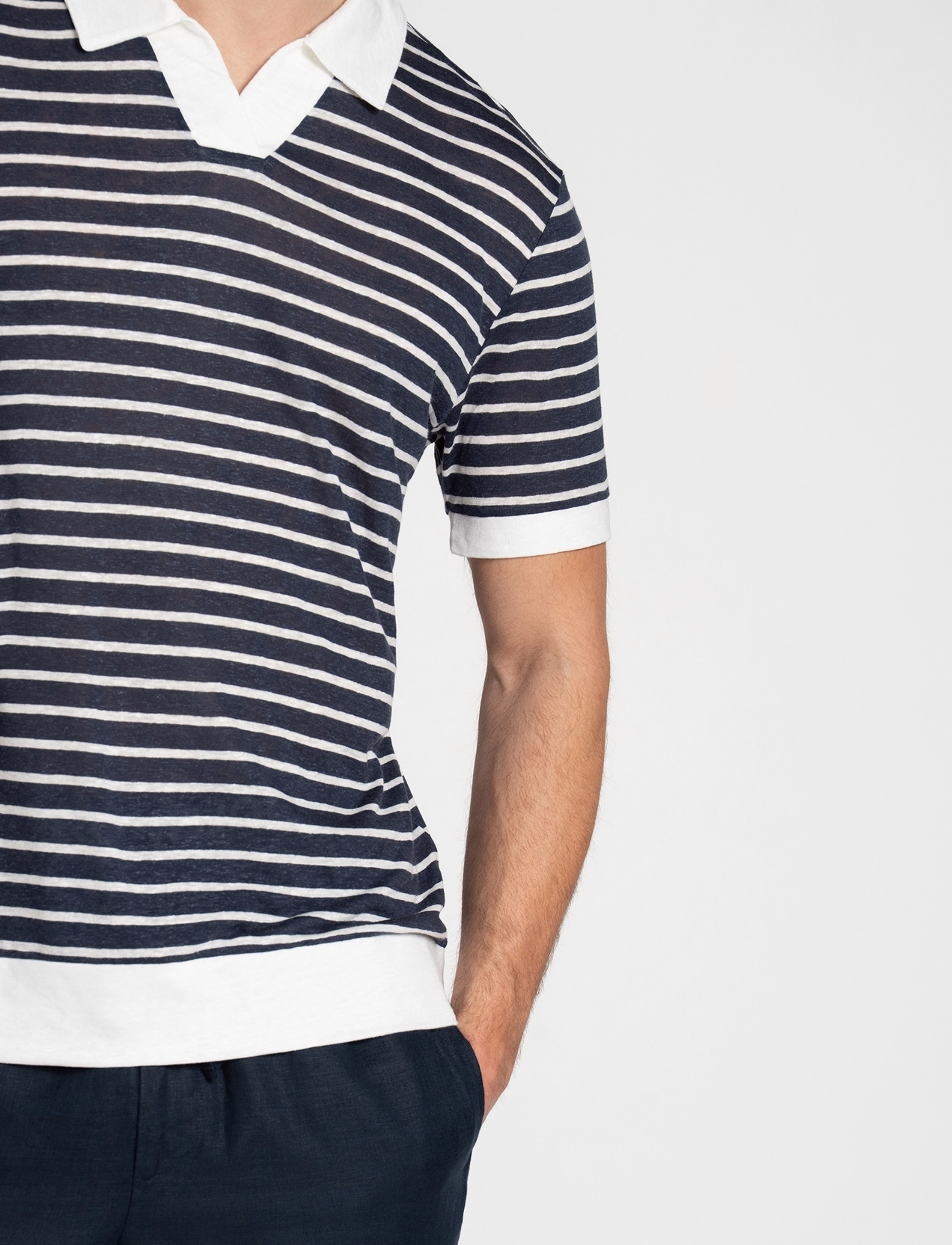 The Resort Co. - Resort Polo Navy Striped - lühikeste varrukatega polod - navy striped - 5