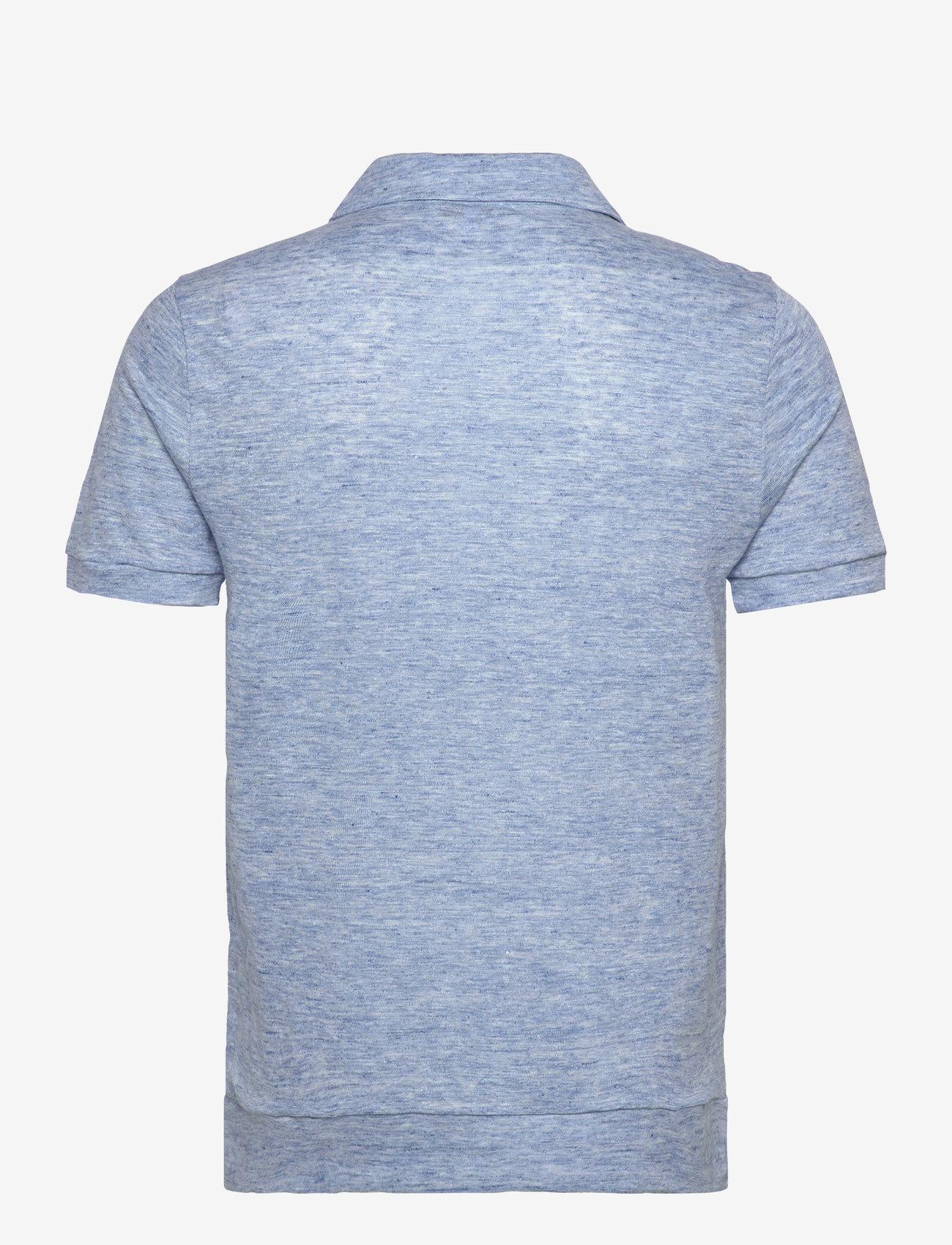 The Resort Co. - Resort Polo Light Blue Melange - kortärmade pikéer - light blue - 2