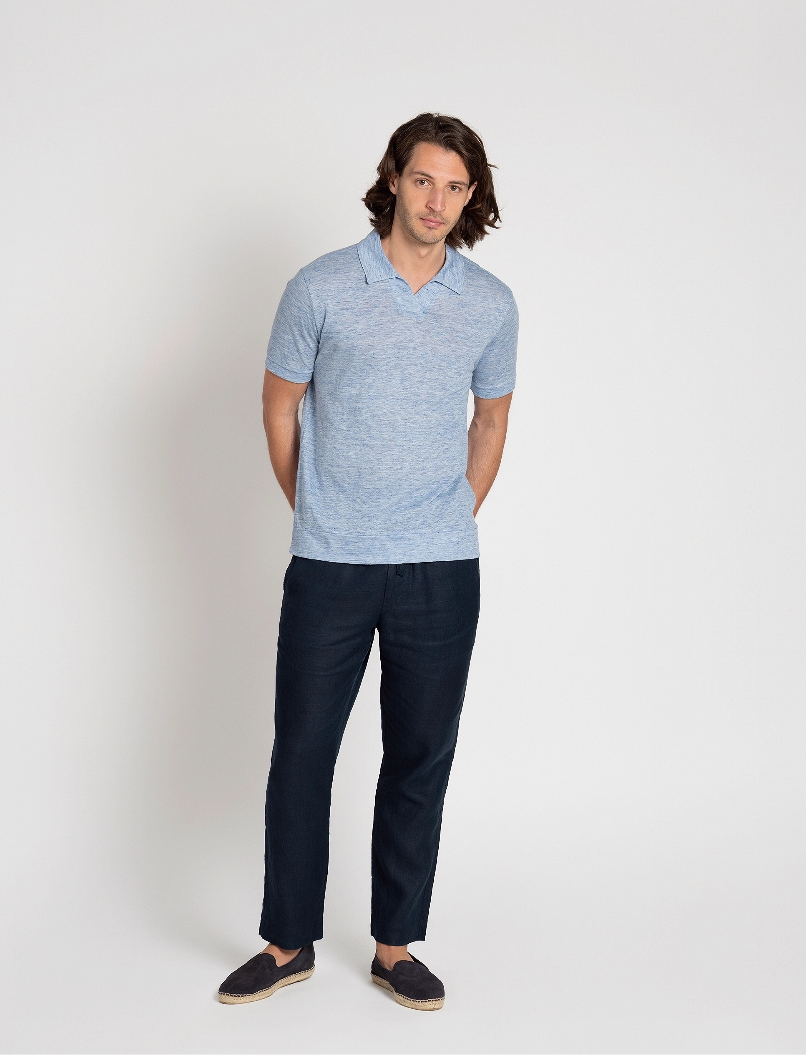 The Resort Co. Resort Polo Light Blue Melange - 4 for 3 - LIGHT BLUE / blue