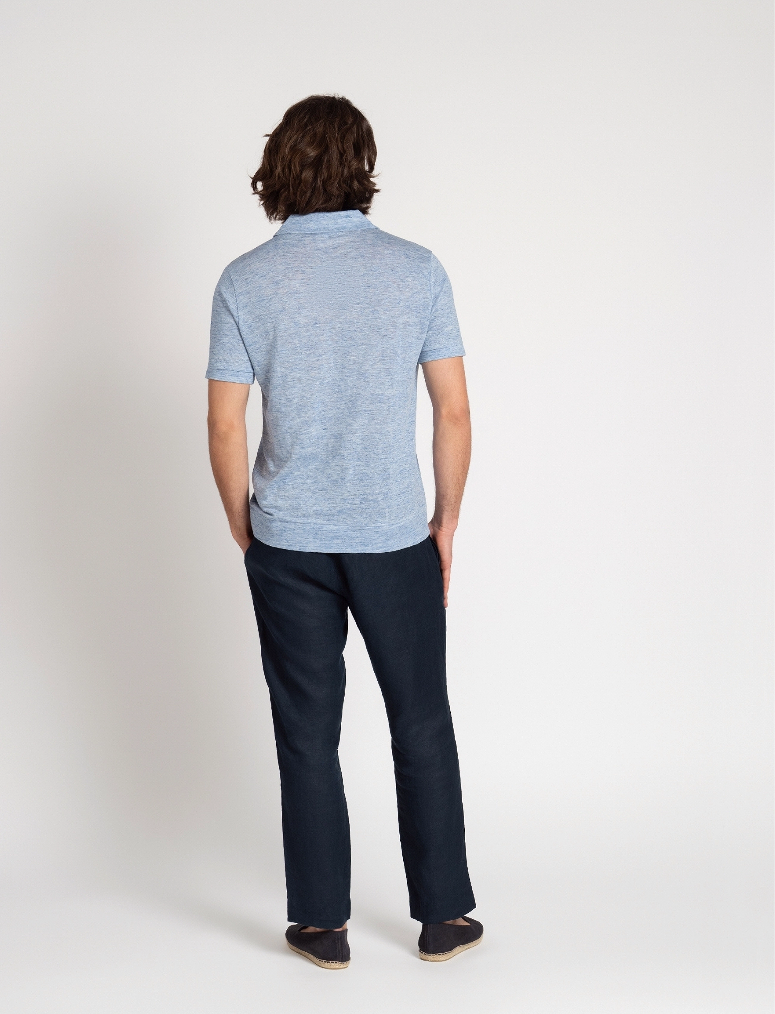 The Resort Co. - Resort Polo Light Blue Melange - light blue - 4