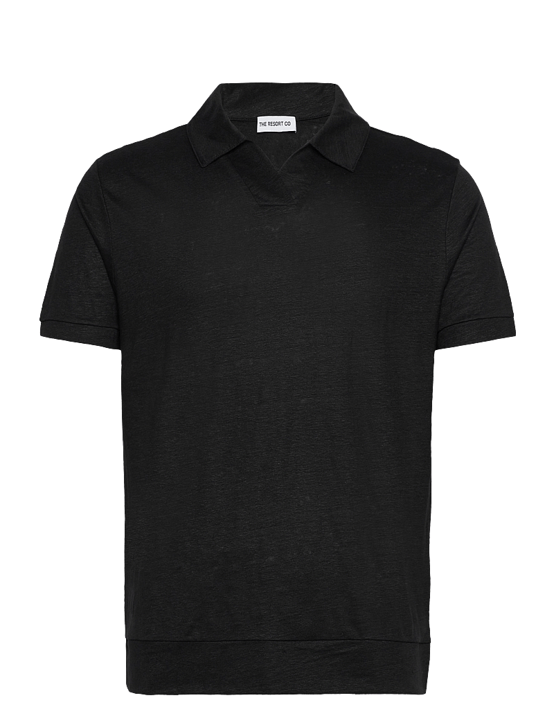 The Resort Co. - Resort Polo All Black - kortærmede poloer - black - 1