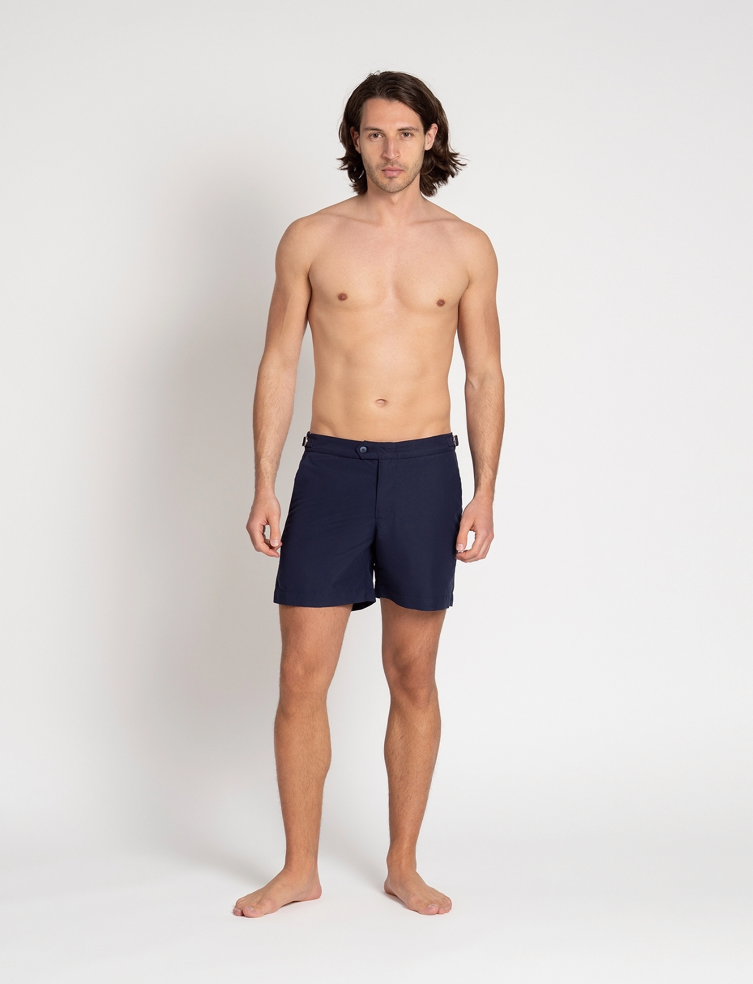 The Resort Co. Tailored Swim Shorts Navy, S 40 cm, Bademode, Marineblau - Shorts, Männerswear