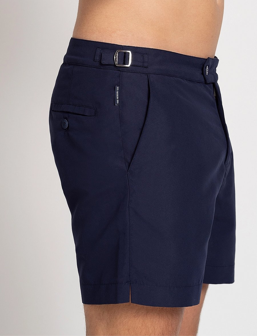 The Resort Co. - Tailored Swim Shorts Navy - badehose - navy - 4