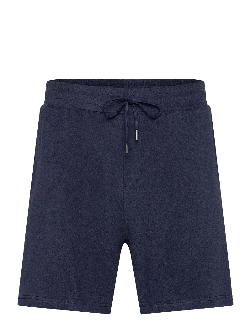 The Resort Co. - Terry Shorts Navy - stuttbuxur - navy - 1