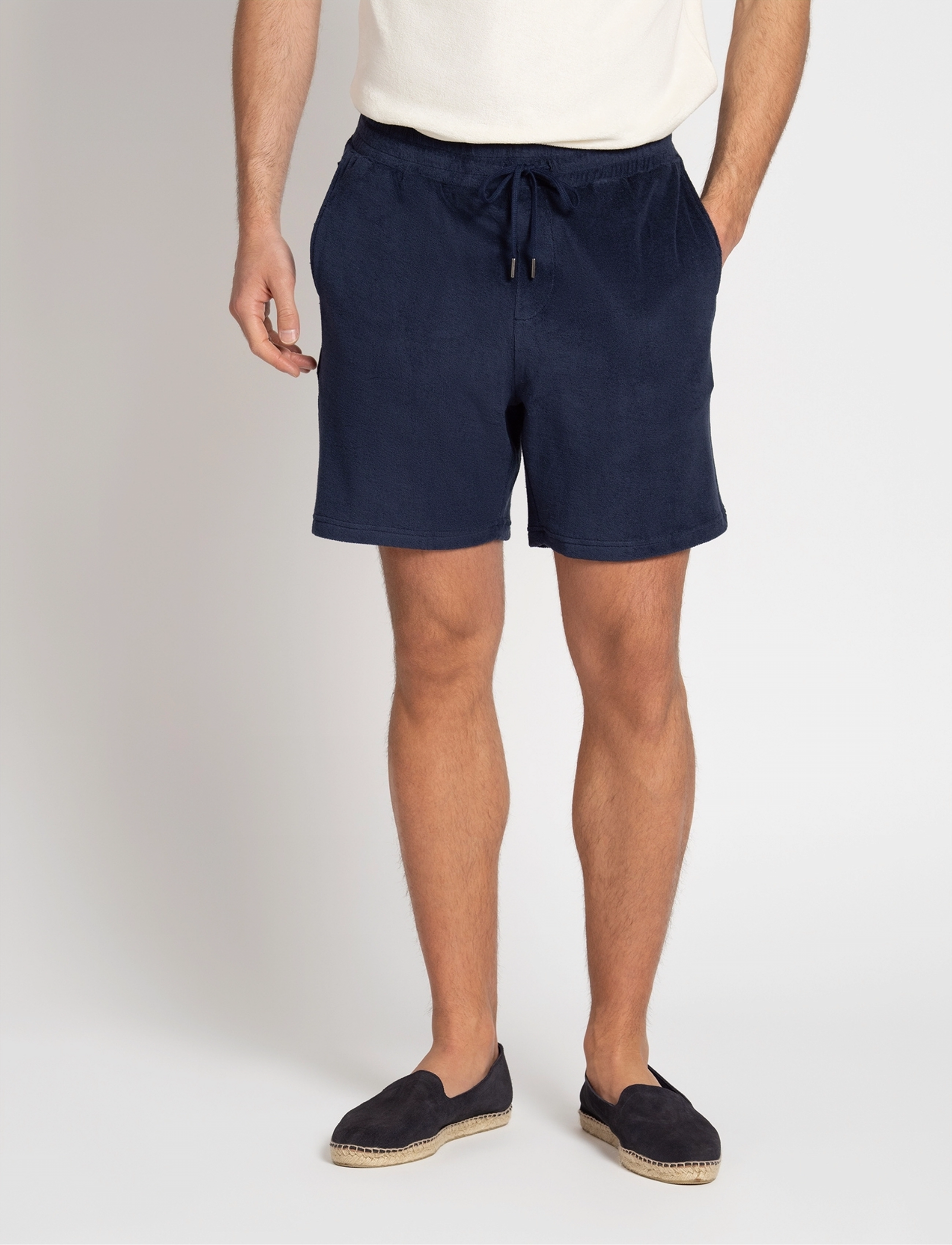 The Resort Co. - Terry Shorts Navy - vacation essentials - navy - 3