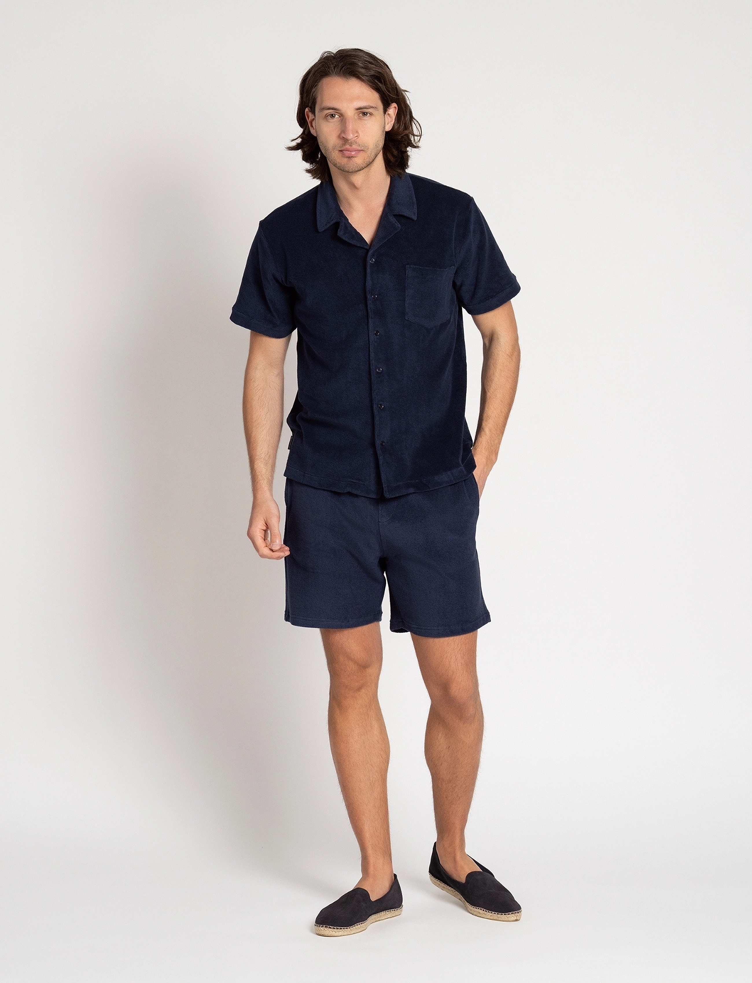 The Resort Co. - Terry Shorts Navy - vacation essentials - navy - 4
