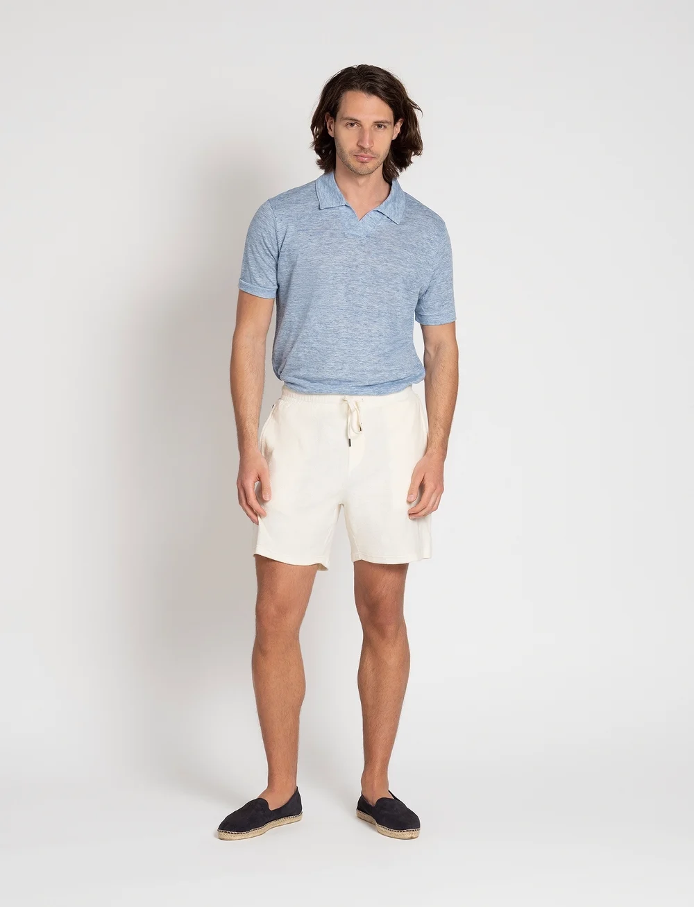 The Resort Co. - Terry Shorts White - frjálslegar stuttbuxur - white - 0